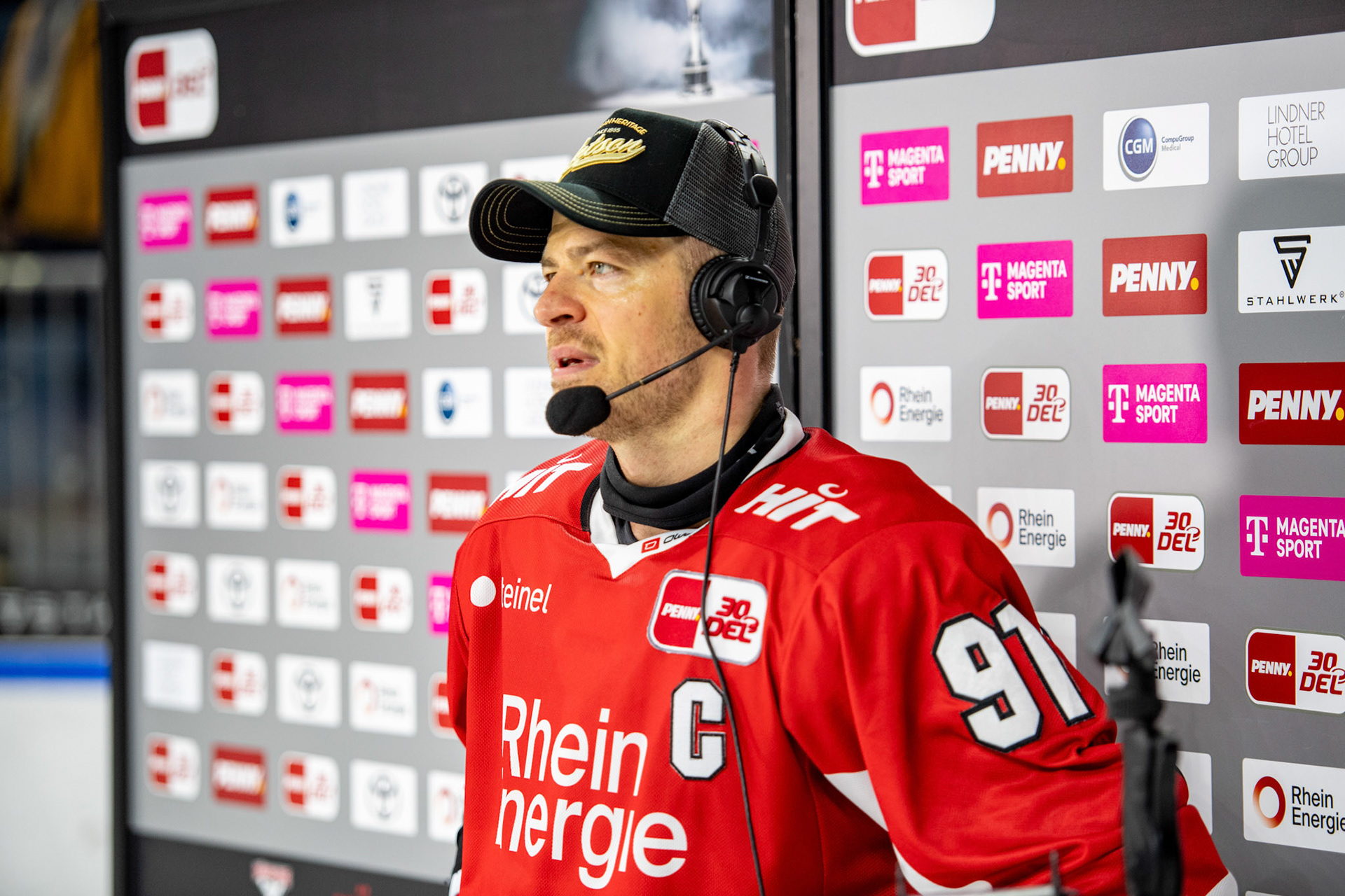 Moritz Mueller; DEL Kölner Haie - Augsburger Panther, 19.11.2023