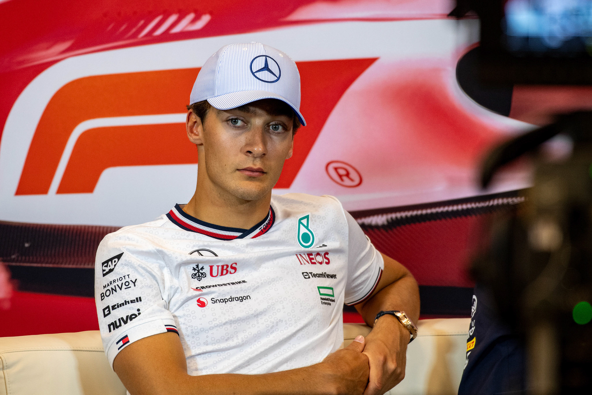 George Russell #63, Mercedes-AMG Petronas F1 Team; Formel1 GP Monaco Donnerstag, 23.05.2024