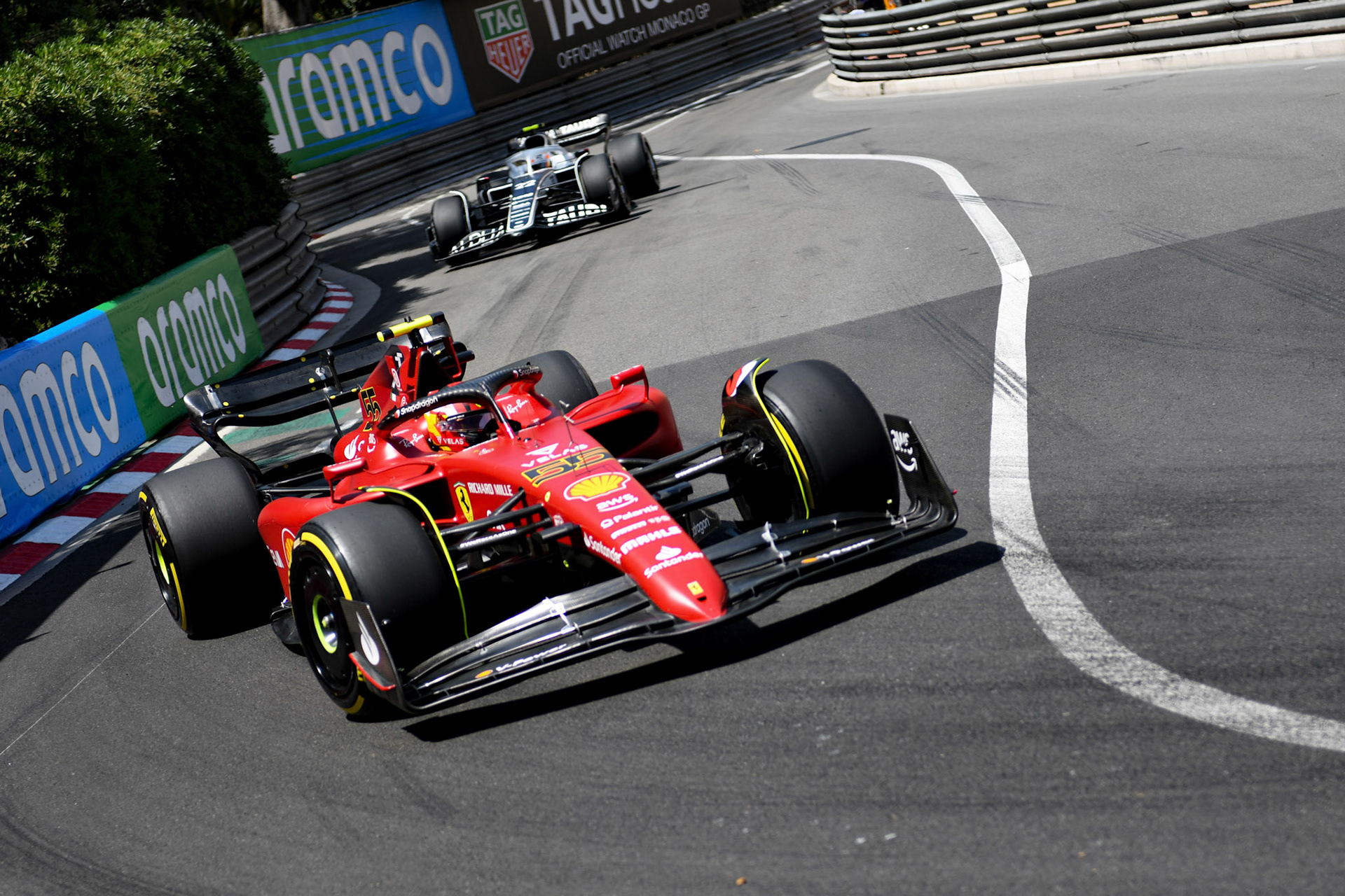 Carlos Sainz (ESP) Scuderia Ferrari; Formel 1 Monaco am 27.05.2022
