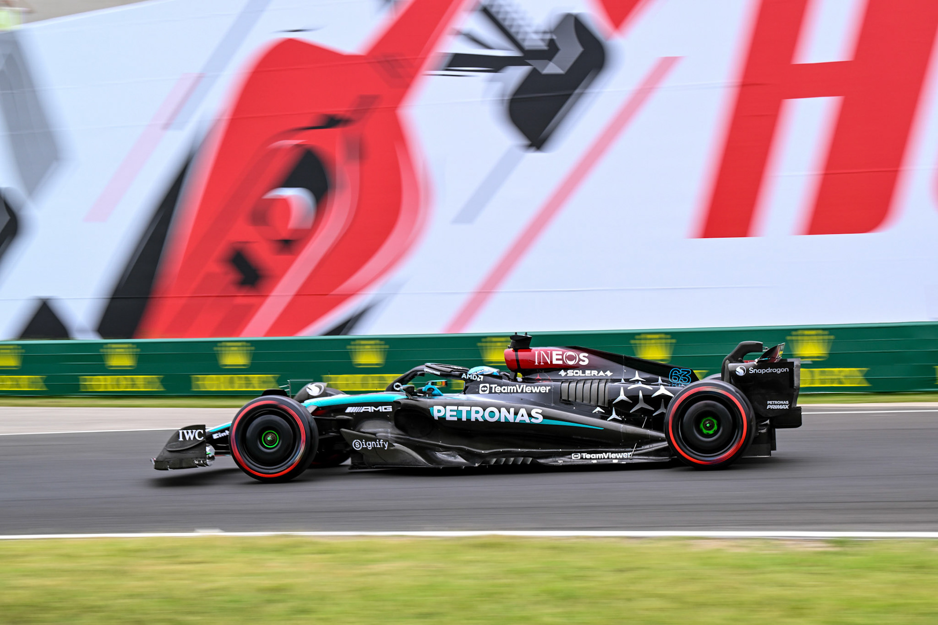 George Russell #63, Mercedes-AMG Petronas F1 Team;Formel 1 Budapest / Ungarn, 20.07.2024