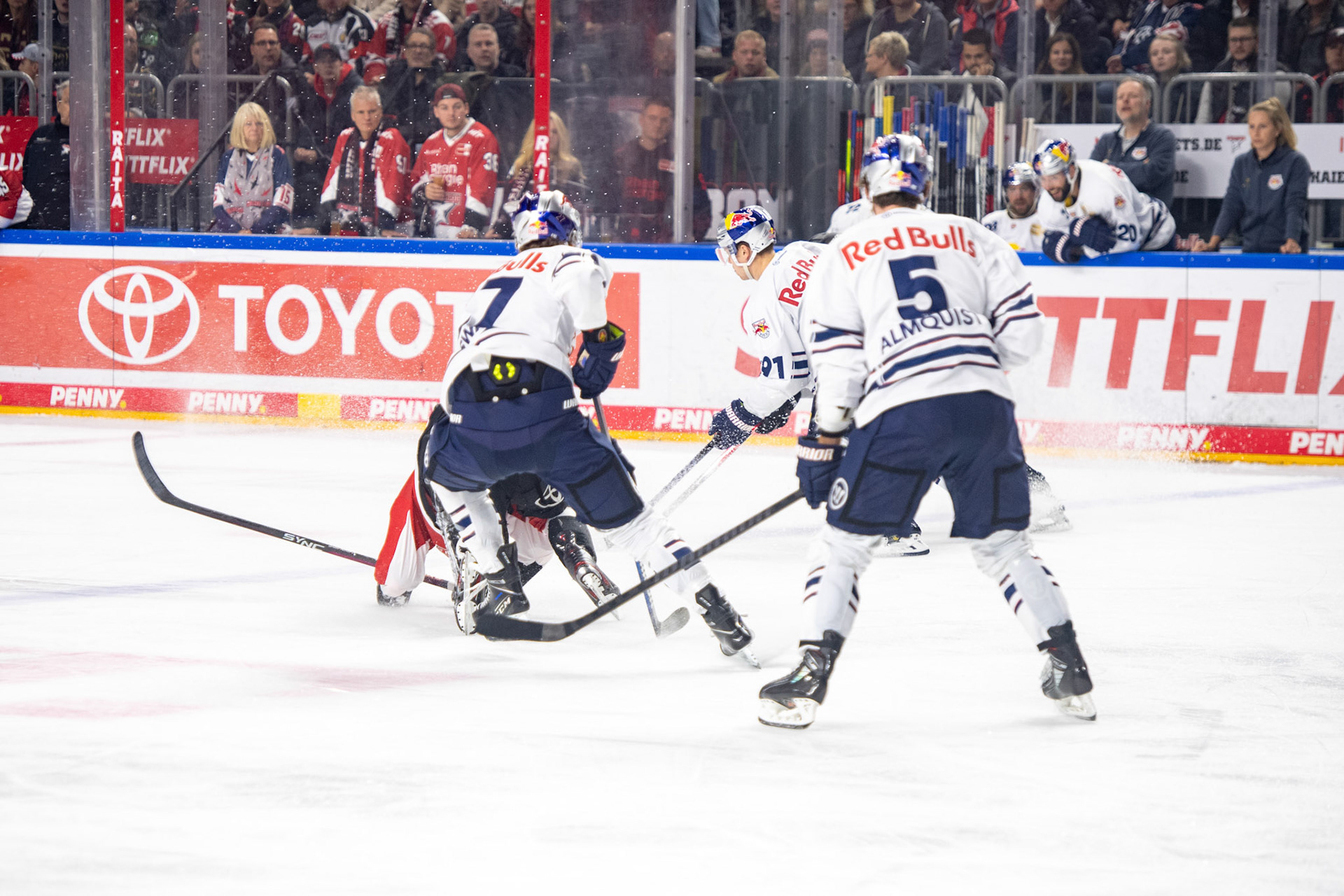 Adam Almquist; DEL Kölner Haie - EHC Red Bull München, 27.10.2023