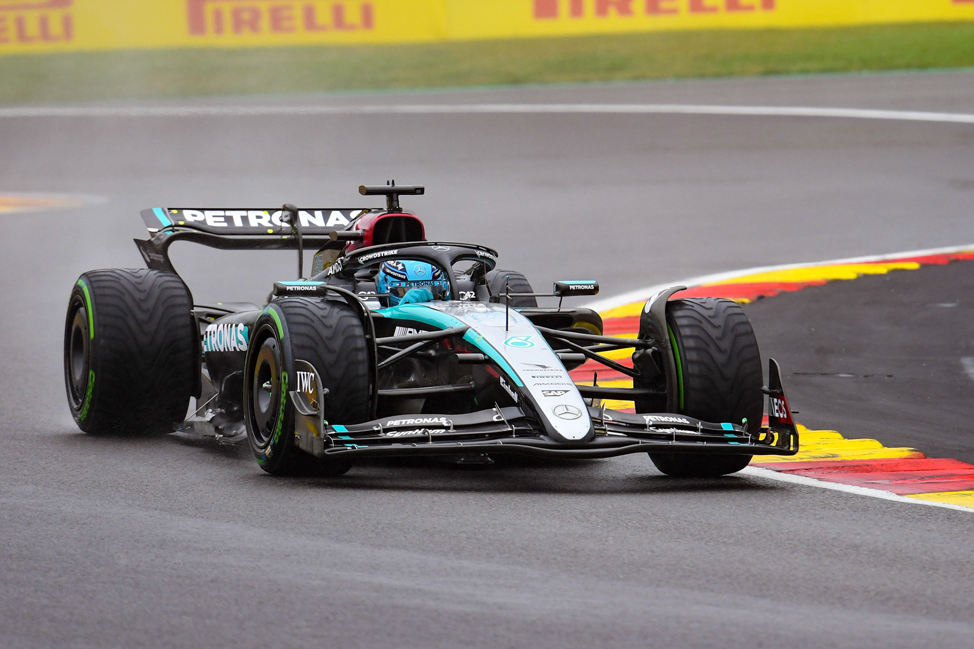 George Russell #63, Mercedes-AMG Petronas F1 Team;Formel 1 GP Spa / Belgien. Samstag, 27.07.2024