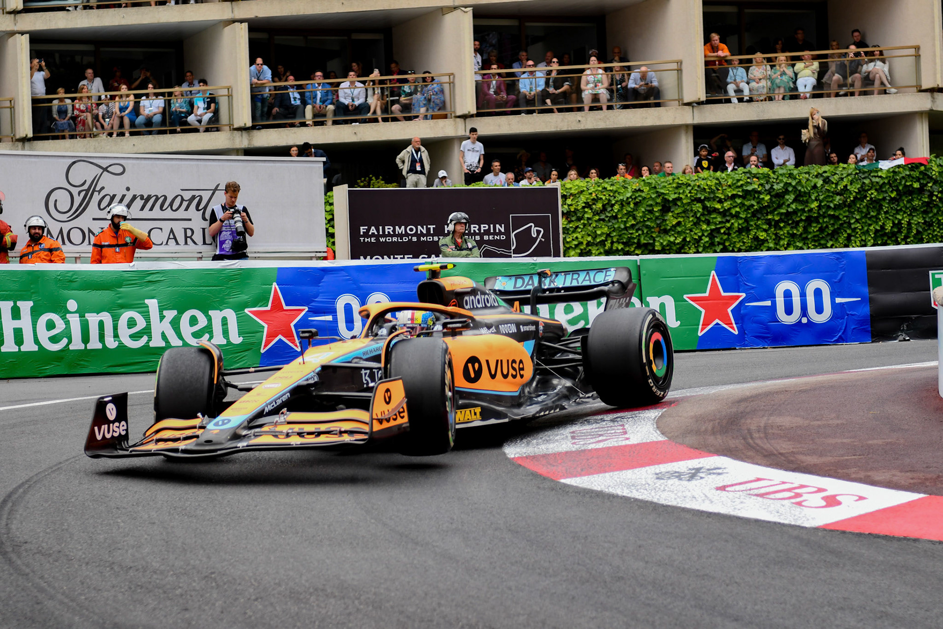 Lando Norris (GBR) McLaren; Formel 1 Monaco am 29.05.2022