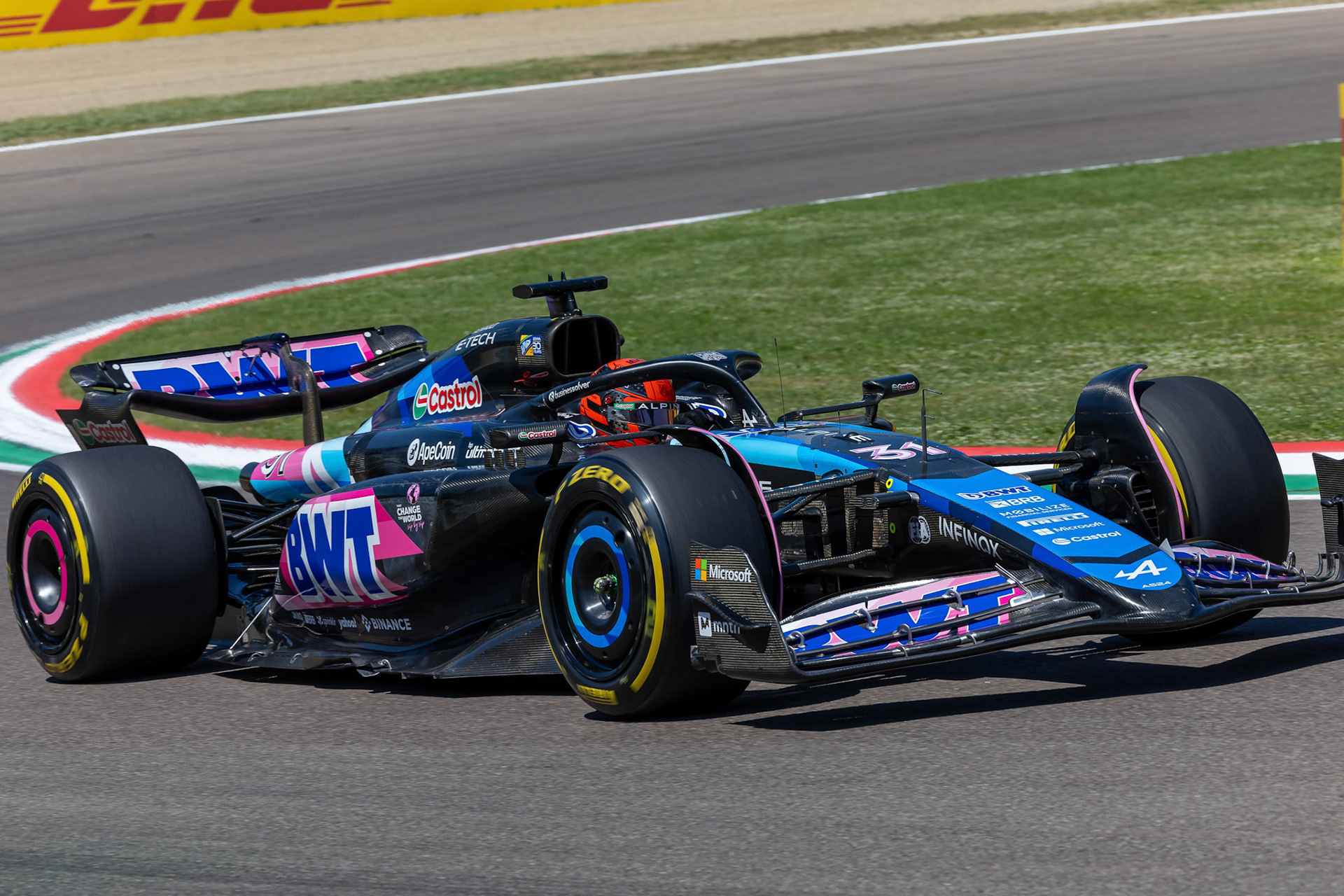 Esteban Ocon #31, BWT Alpine F1 Team; F1 GP Imola / Italien Samstag, 18.05.2024
