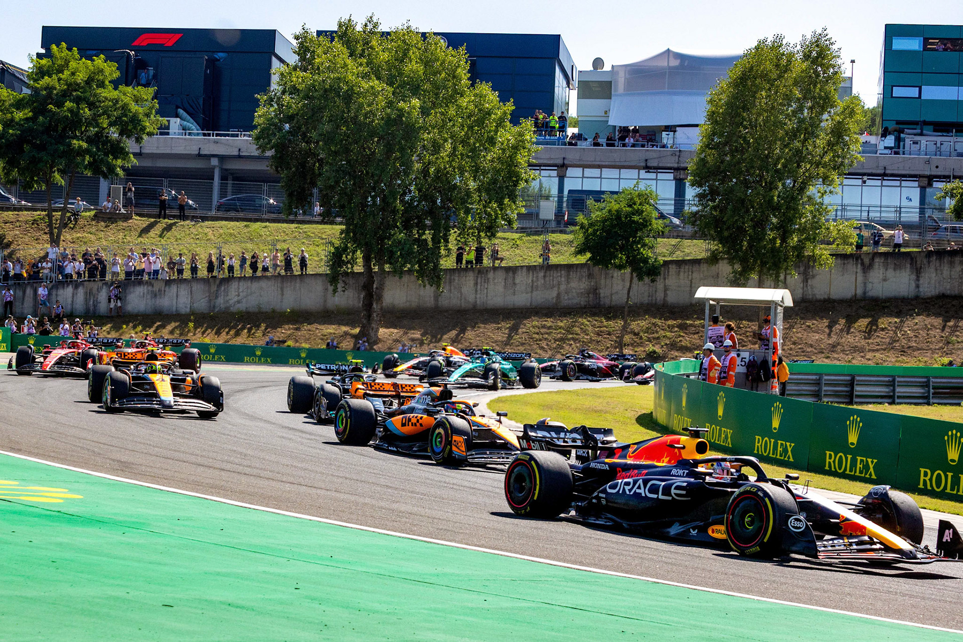 Rennstart; Formel 1 GP Budapest / Ungarn. Sonntag, 23.07.2023