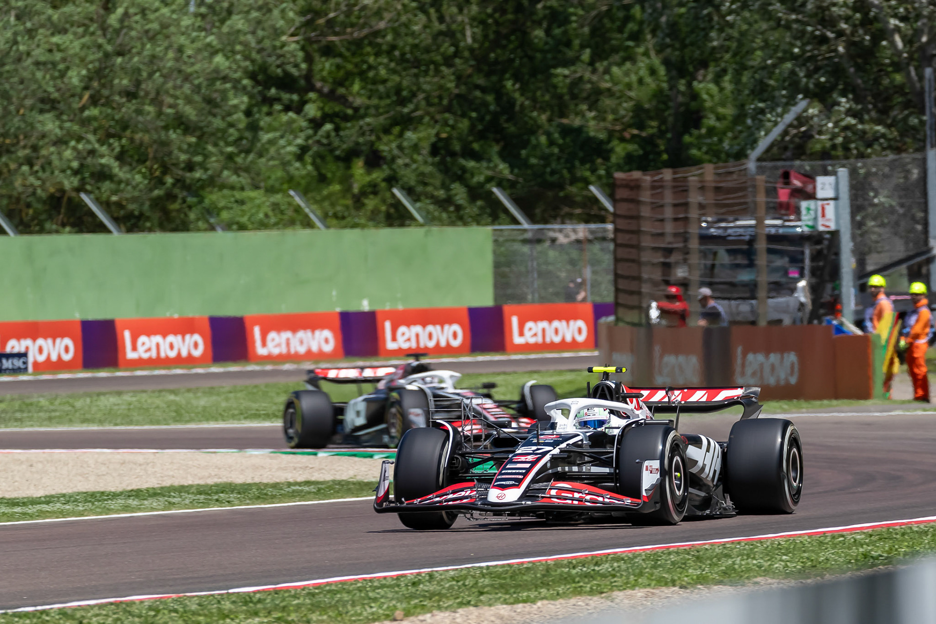 Nico Hülkenberg #27, MoneyGram Haas F1 Team; F1 GP Imola / Italien Freitag, 17.05.2024