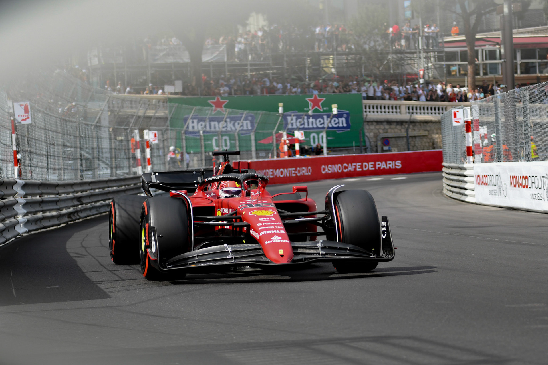 Charles Leclerc (MCO) Scuderia Ferrari; Formel 1 Monaco am 28.05.2022