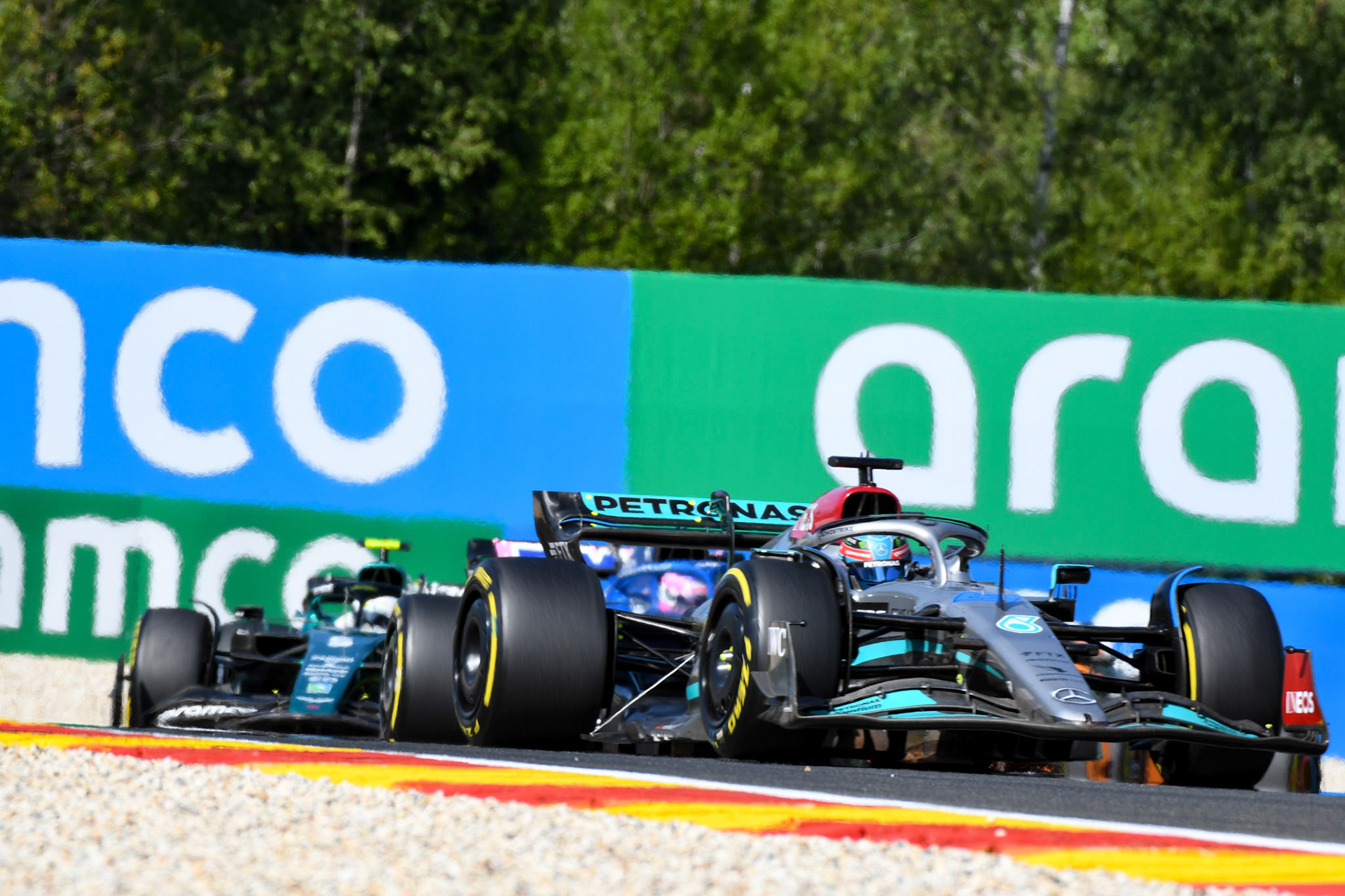 George Russell (GBR) Merceds AMG Petronas F1 Team; Formel 1 GP Belgien, Sonntag, 28.08.2022