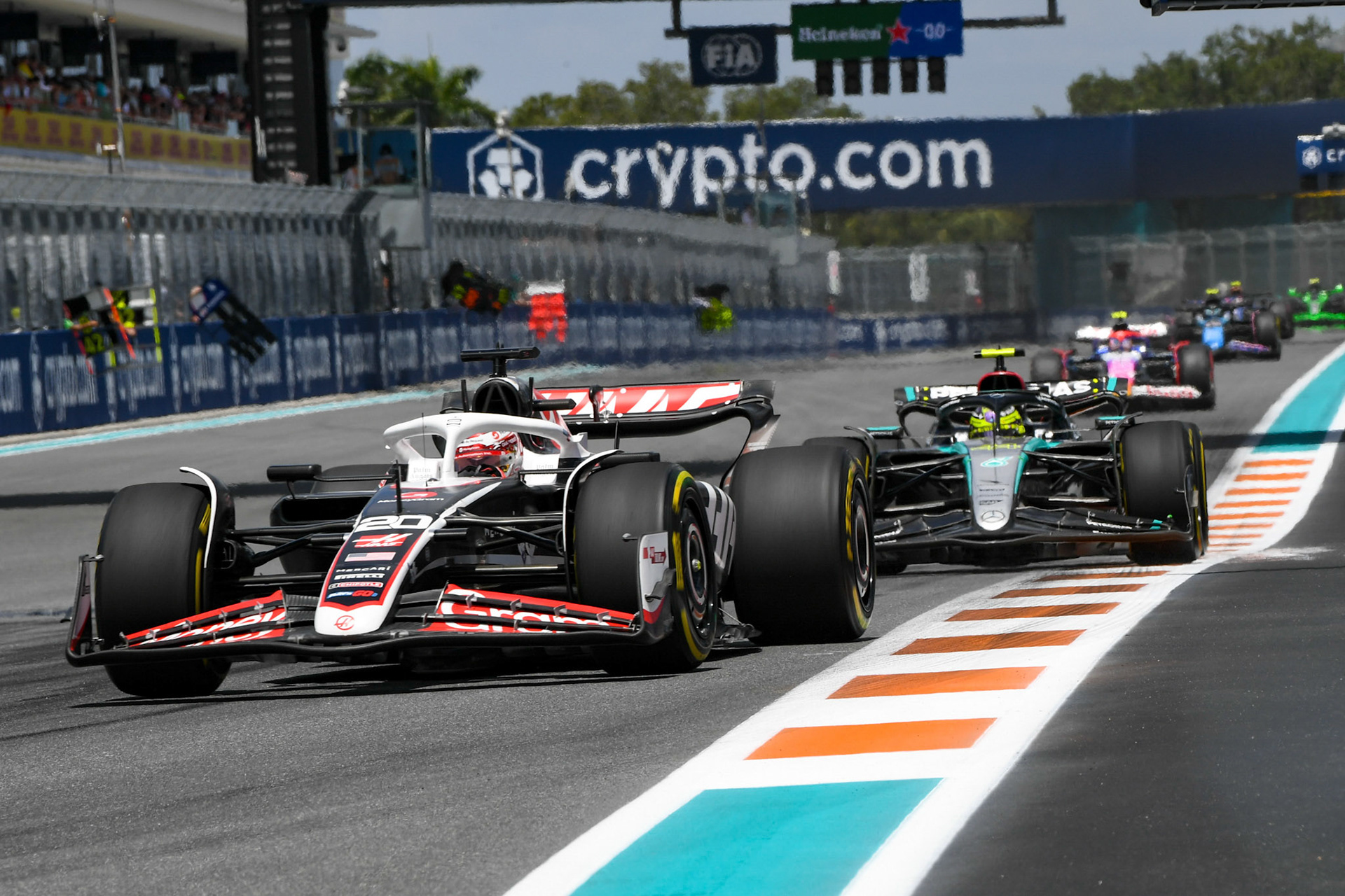 Kevin Magnussen #20, MoneyGram Haas F1 Team; Formel 1 GP Miami / USA. 05.05.2024