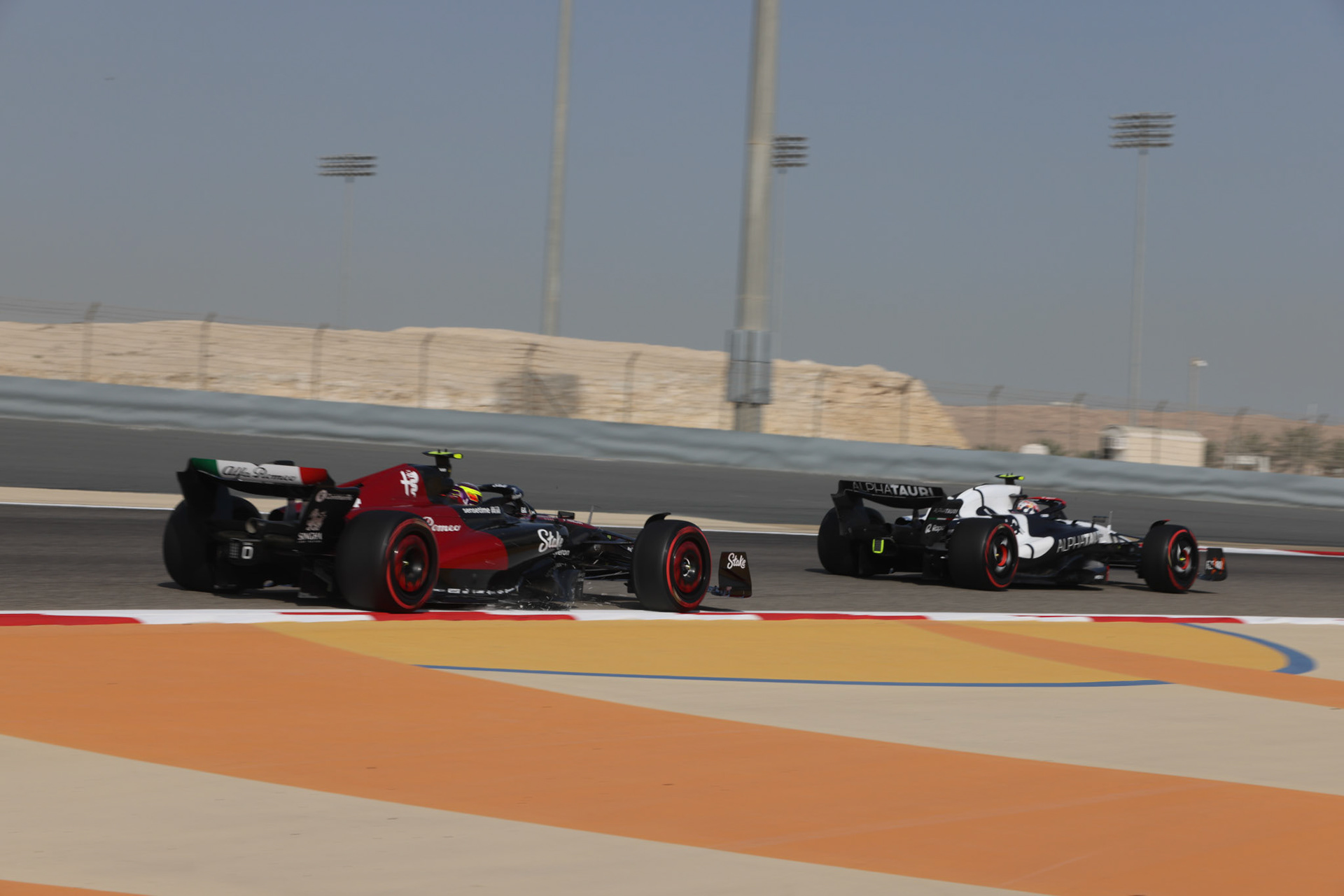 Guanyu Zhou (CHN) Alfa Romeo F1 Team; Formel 1 GP Bahrain. Samstag 04.03.2023