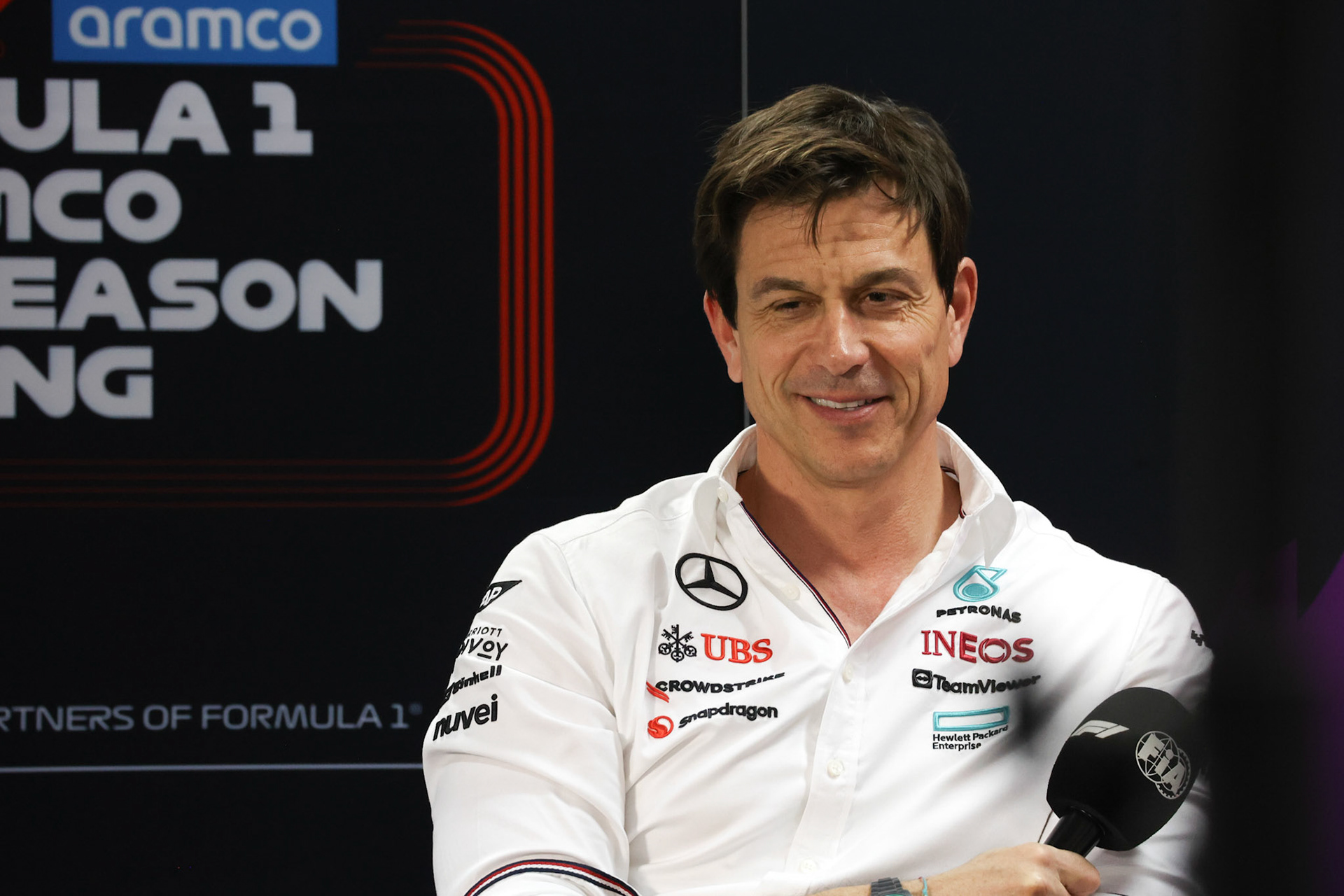 Toto Wolff, Teamchef Mercedes-AMG Petronas F1 Team; Formel 1 Pre-Season Tests Bahrain. Mittwoch, 21.02.2024