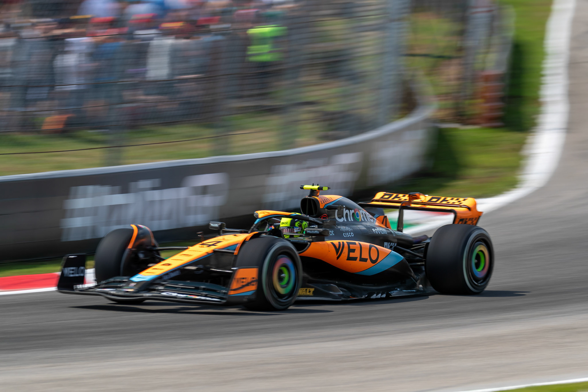Lando Norris (GBR) McLaren F1 Team; Formel 1 GP Italien / Monza. Samstag, 02.09.2023