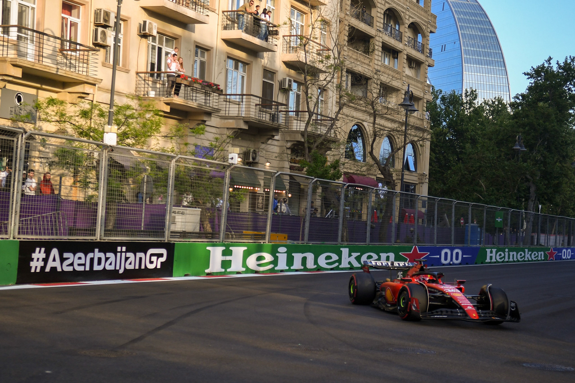 Charles Leclerc (MCO) Scuderia Ferrari; Formel 1 GP Baku Azerbaijan. Freitag 28.04.2023