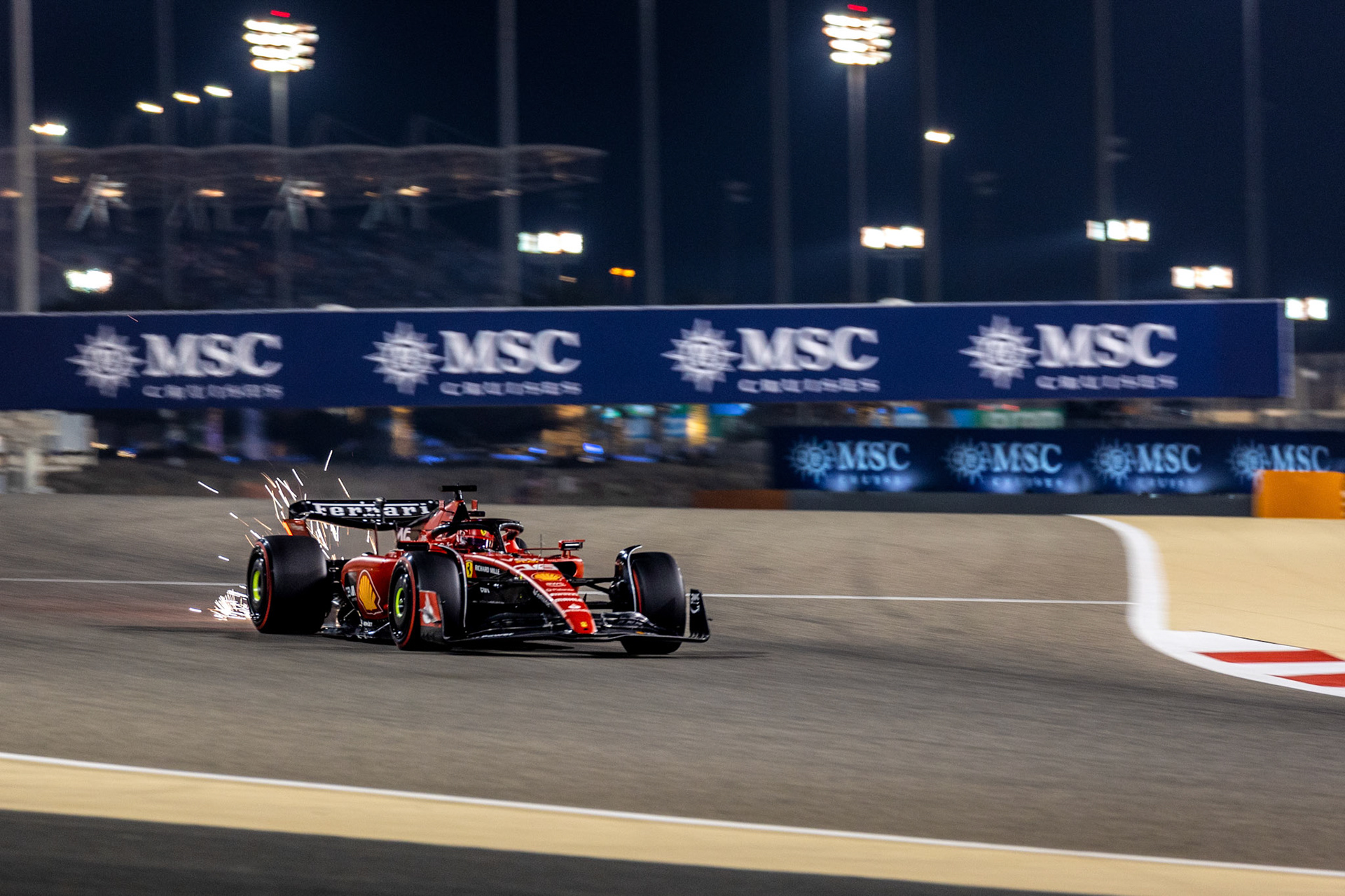 Charles Leclerc (MCO) Scuderia Ferrari; Formel 1 GP Bahrain. Samstag 04.03.2023