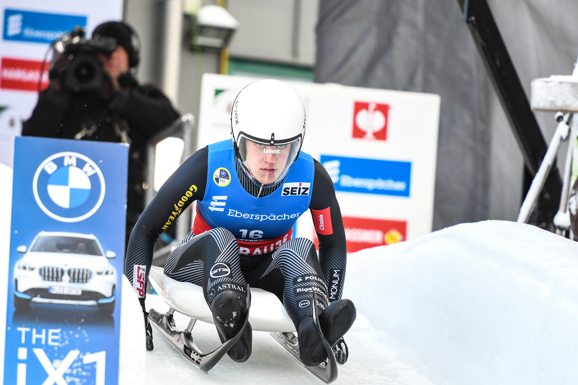 Elina Ieva Vitola #16, LAT; Eberspächer Luge World Cup; Veltins Eisarena Winterberg 25.02.2023