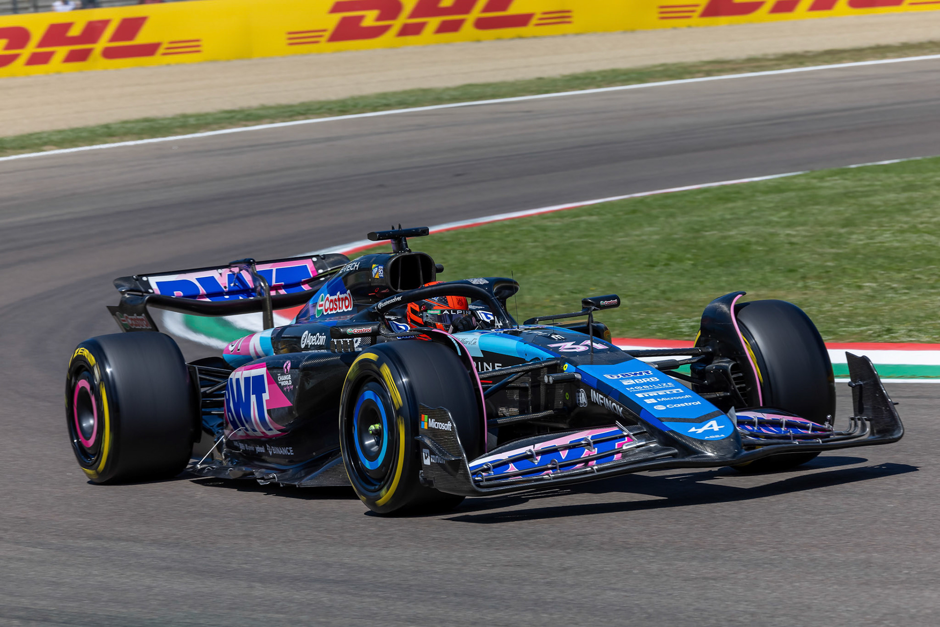 Esteban Ocon #31, BWT Alpine F1 Team; F1 GP Imola / Italien Samstag, 18.05.2024