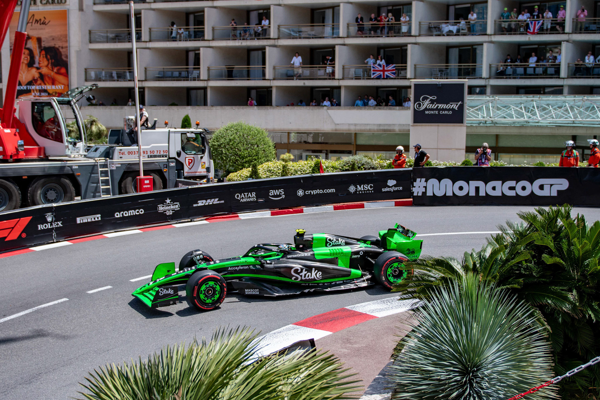 Guanyu Zhou #24, Stake F1 Team Kick Sauber; Formel1 GP Monaco Samstag, 25.05.2024