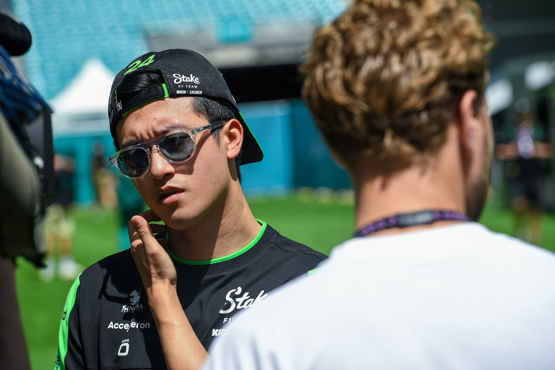 Guanyu Zhou #24, Stake F1 Team Kick Sauber; Formel 1 GP Miami / USA. 04.05.2024