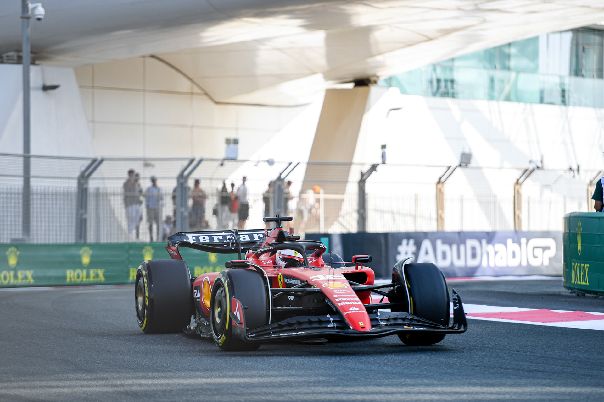 Charles Leclerc (MCO) Scuderia Ferrari;Formel 1 GP Abu Dhabi. Samstag 25.11.2023