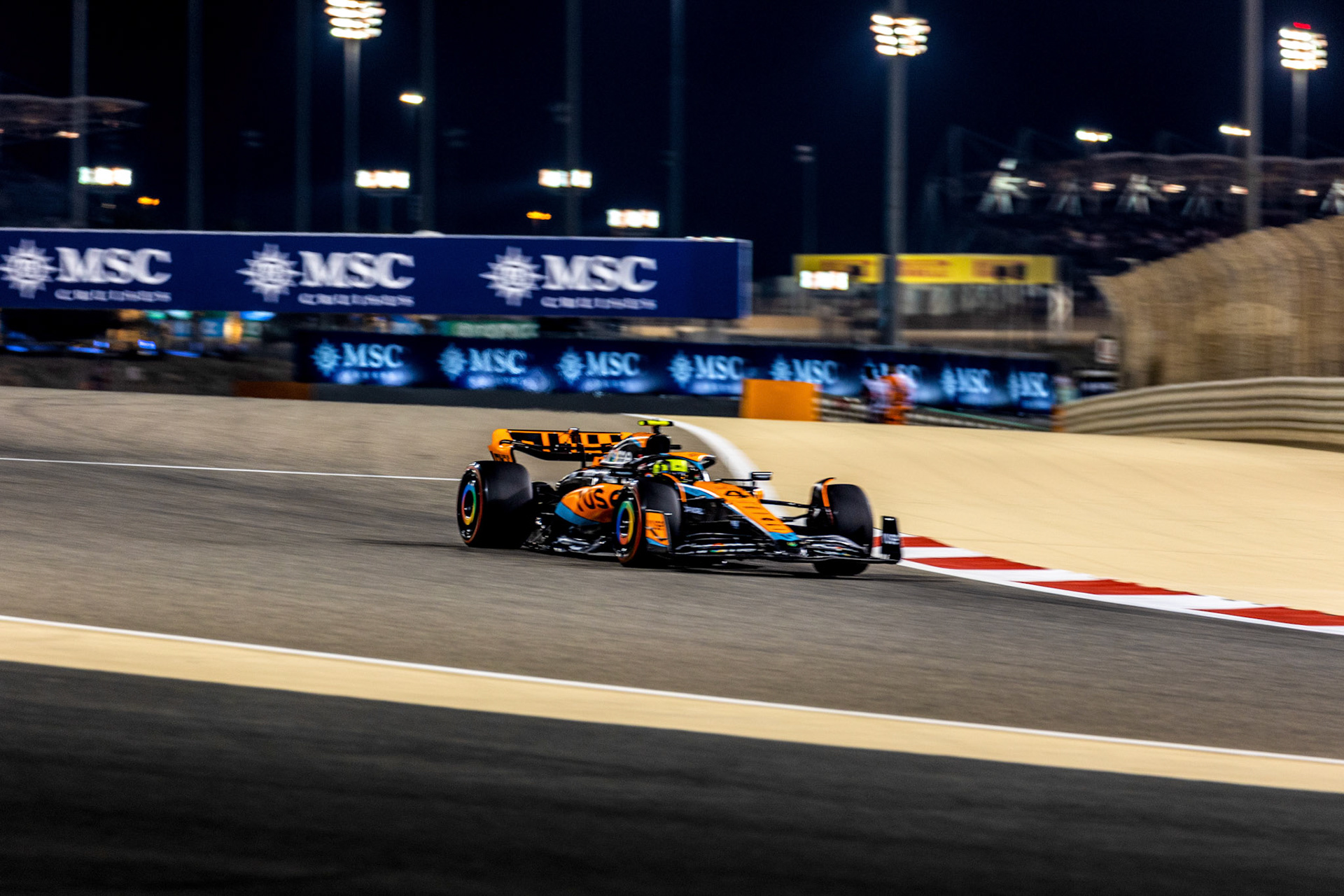 Lando Norris (GBR) McLaren F1 Team; Formel 1 GP Bahrain. Samstag 04.03.2023