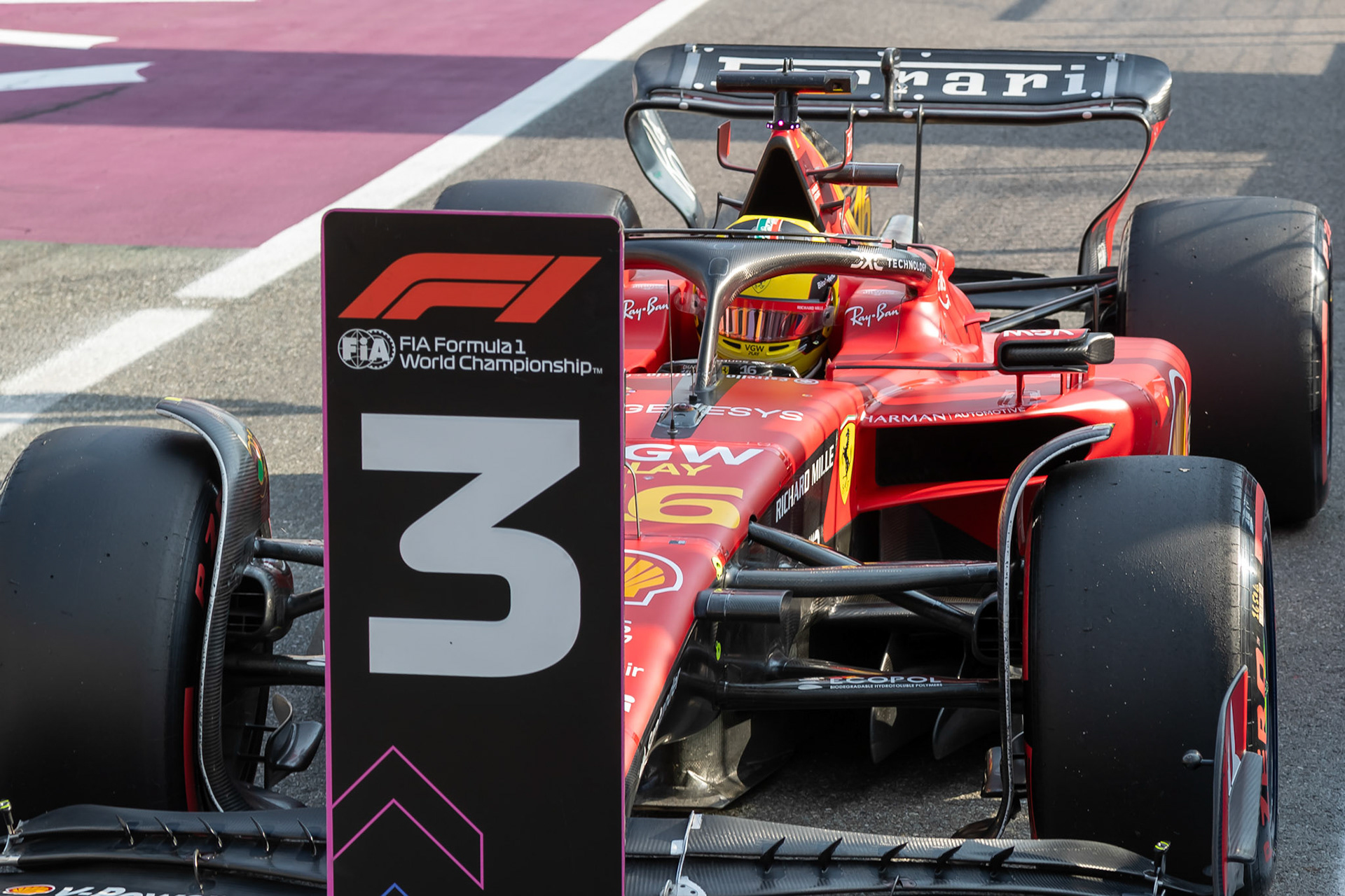 Charles Leclerc (MCO) Scuderia Ferrari;Formel 1 GP Italien / Monza. Samstag, 02.09.2023