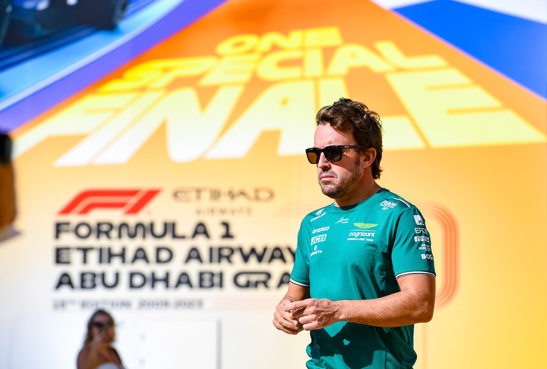 Fernando Alonso (ESP) Aston Martin Formula One Team; Formel 1 GP Abu Dhabi. Donnerstag 23.11.2023