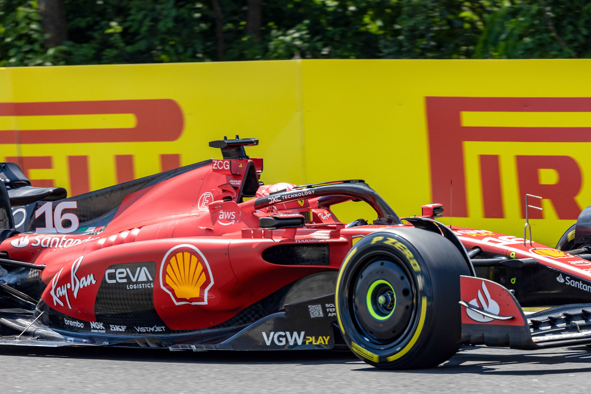 Charles Leclerc (MCO) Scuderia Ferrari;Formel 1 GP Budapest / Ungarn. Samstag, 22.07.2023