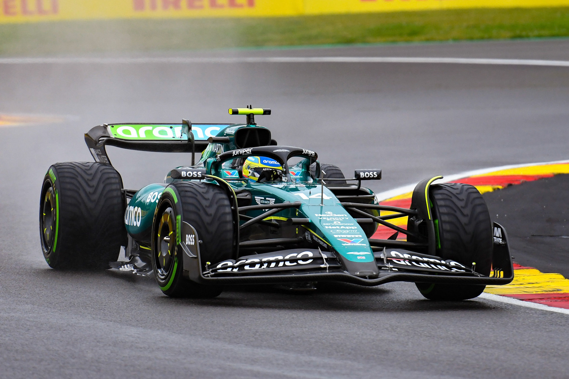 Fernando Alonso #14, Aston Martin Aramco F1 Team;Formel 1 GP Spa / Belgien. Samstag, 27.07.2024