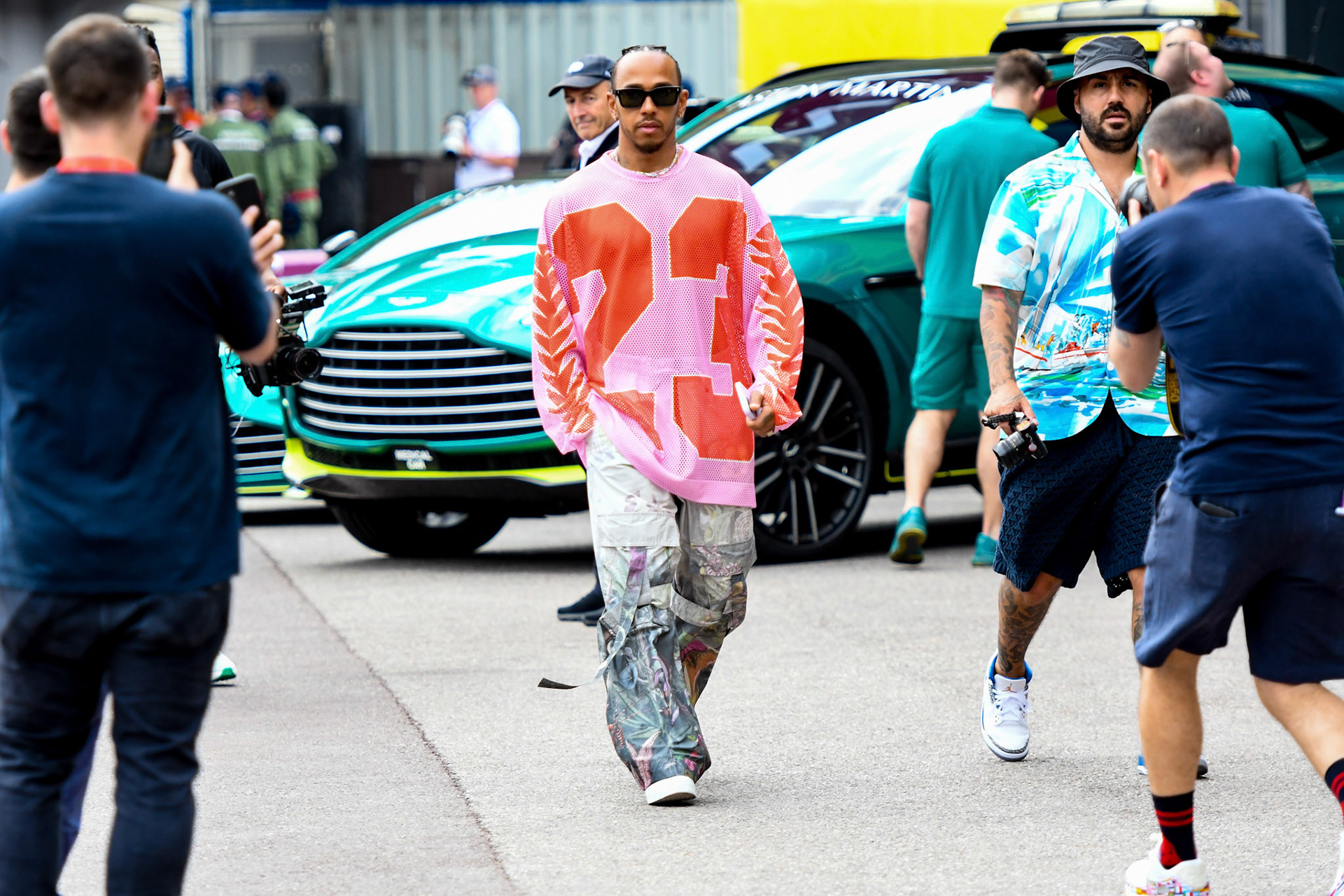 Lewis Hamilton (GBR) Mercedes AMG F1 Team; Formel 1 GP Monaco. Donnerstag 25.05.2023