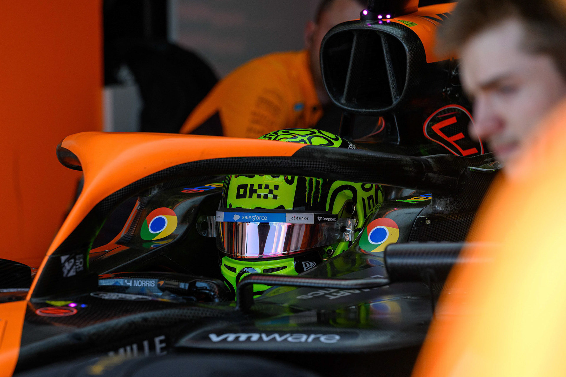Lando Norris #4, McLaren Formula 1 Team; F1 GP Imola / Italien Freitag, 17.05.2024