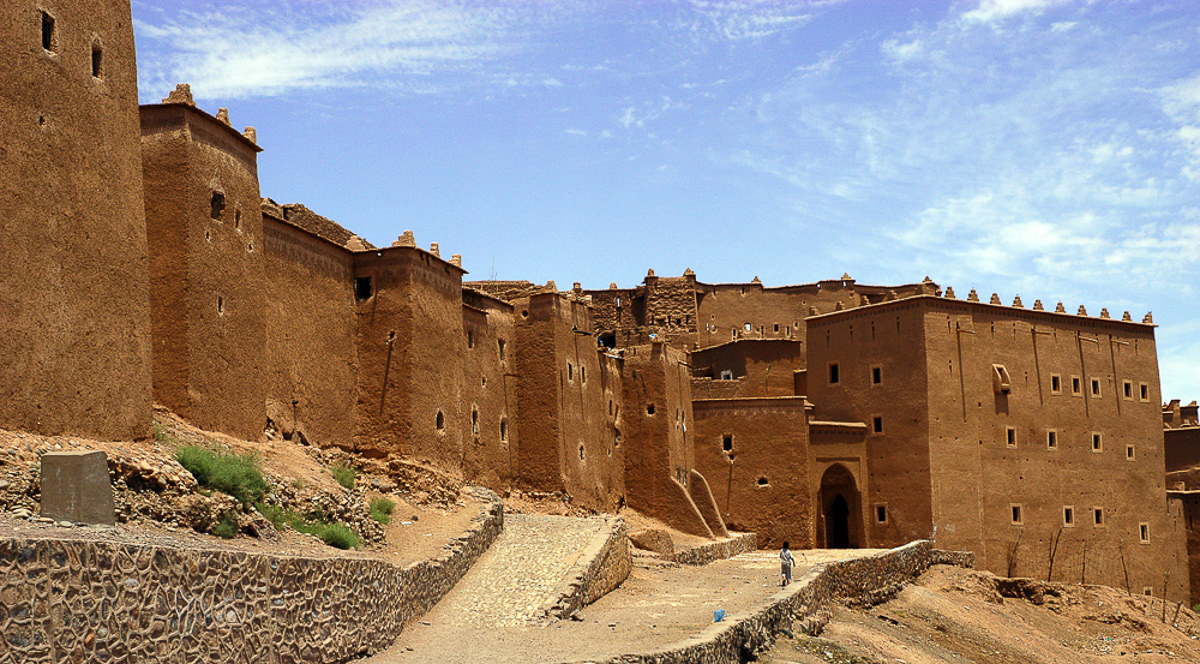 Kasba dans la vallée du Drâa