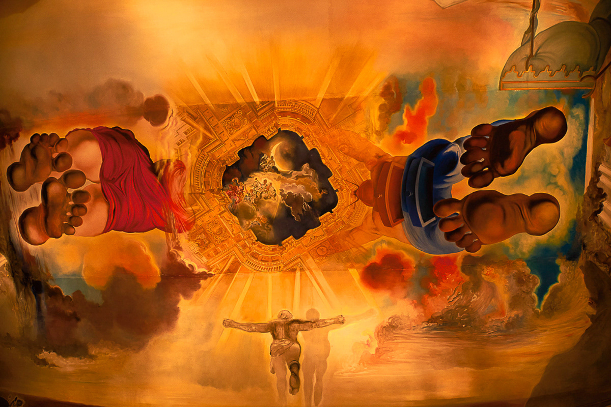 Plafond du musée Salvador Dali - Figueiras