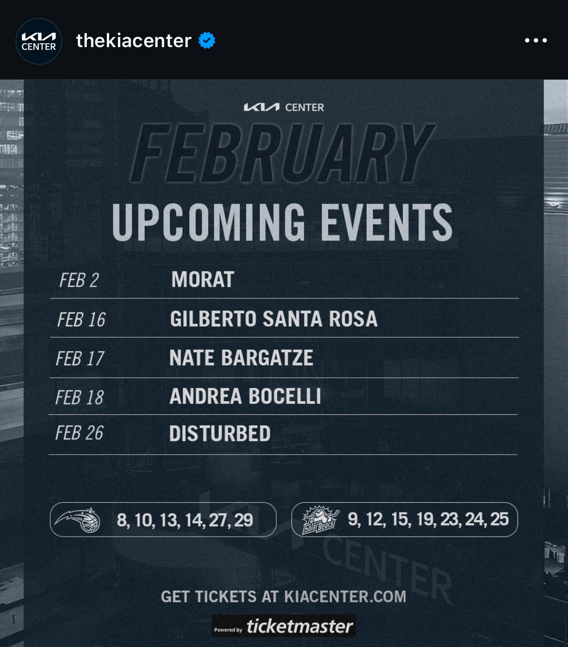 Upcoming Events Graphic
