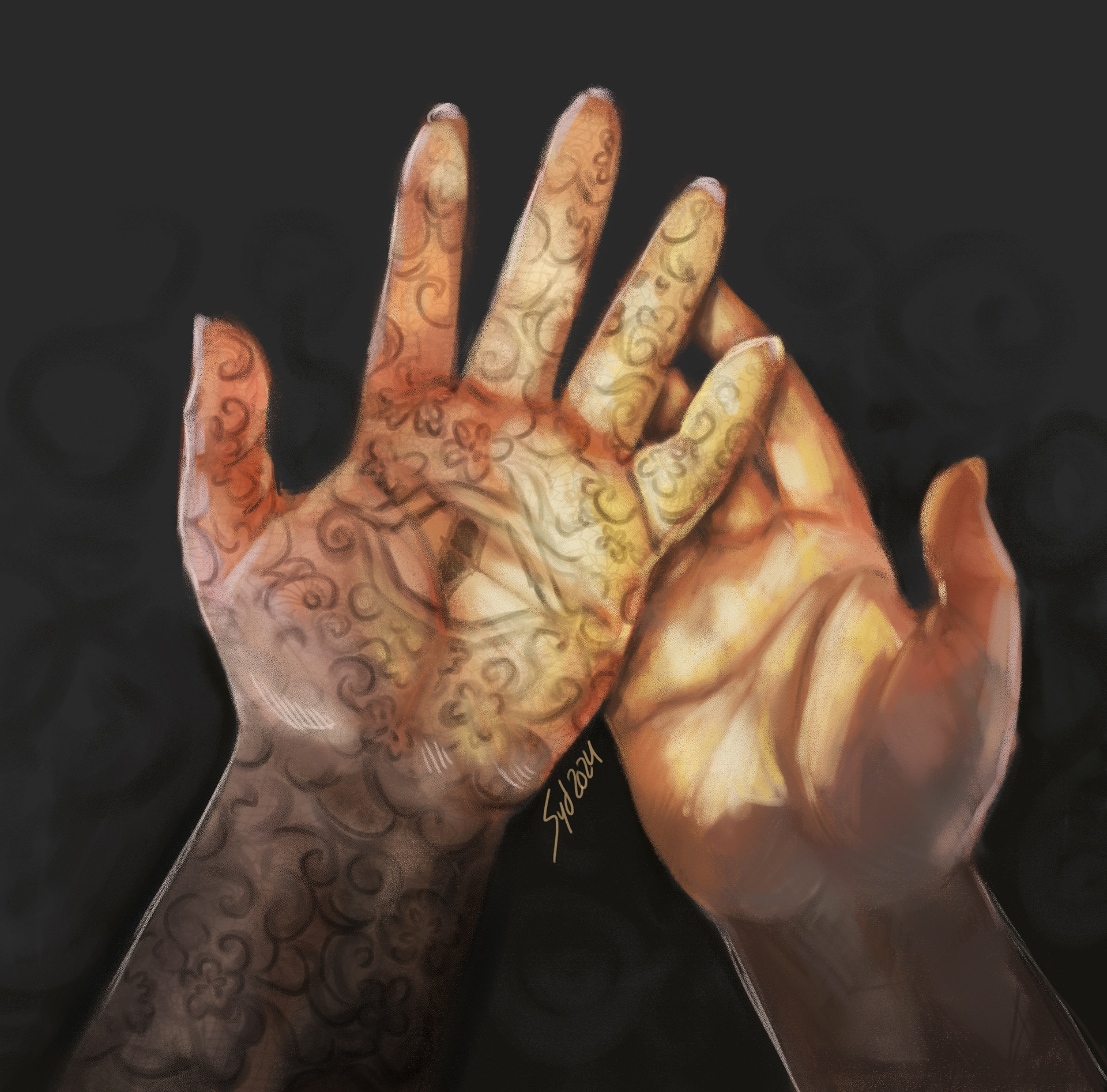 Even I am not immune to booktok (Hand Study)