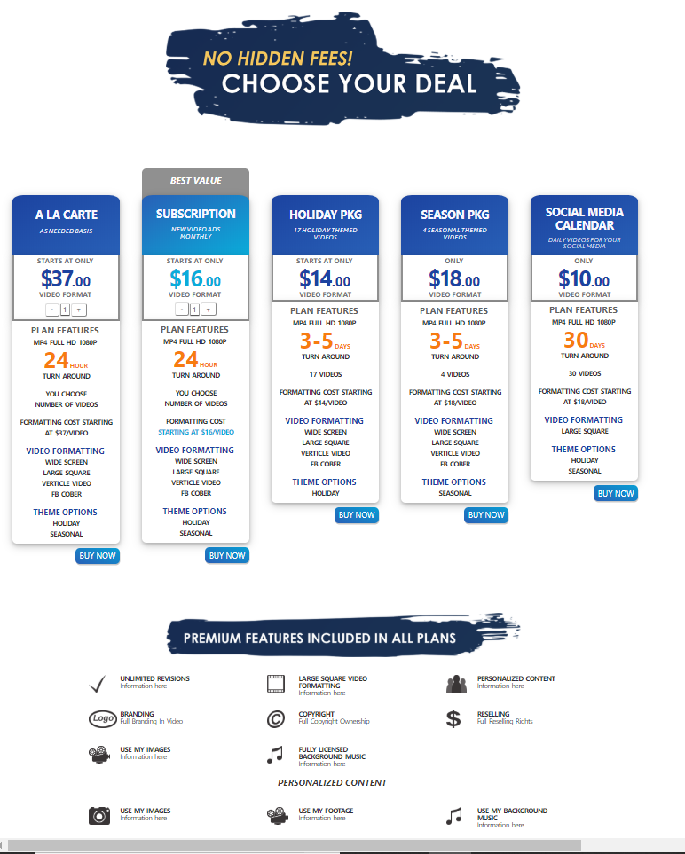 HTML/CSS/JS  Finished Page