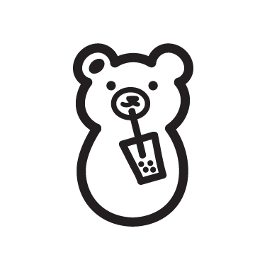 Bear shaped in an 8