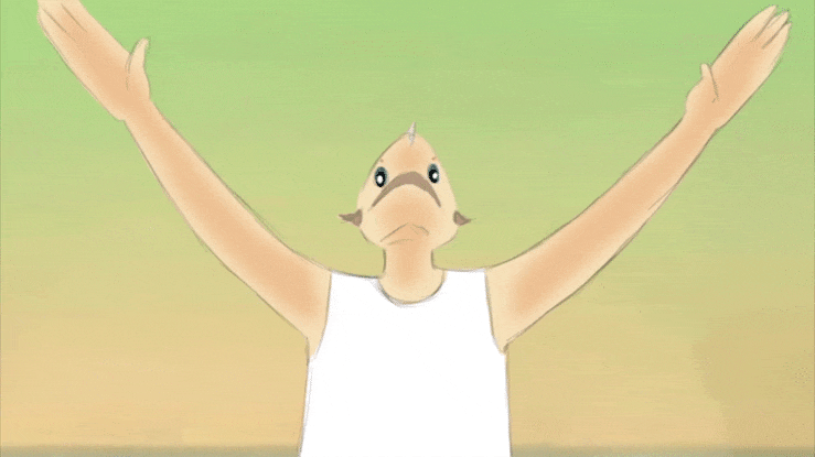 Mr. Chips Wears His Fish Costume