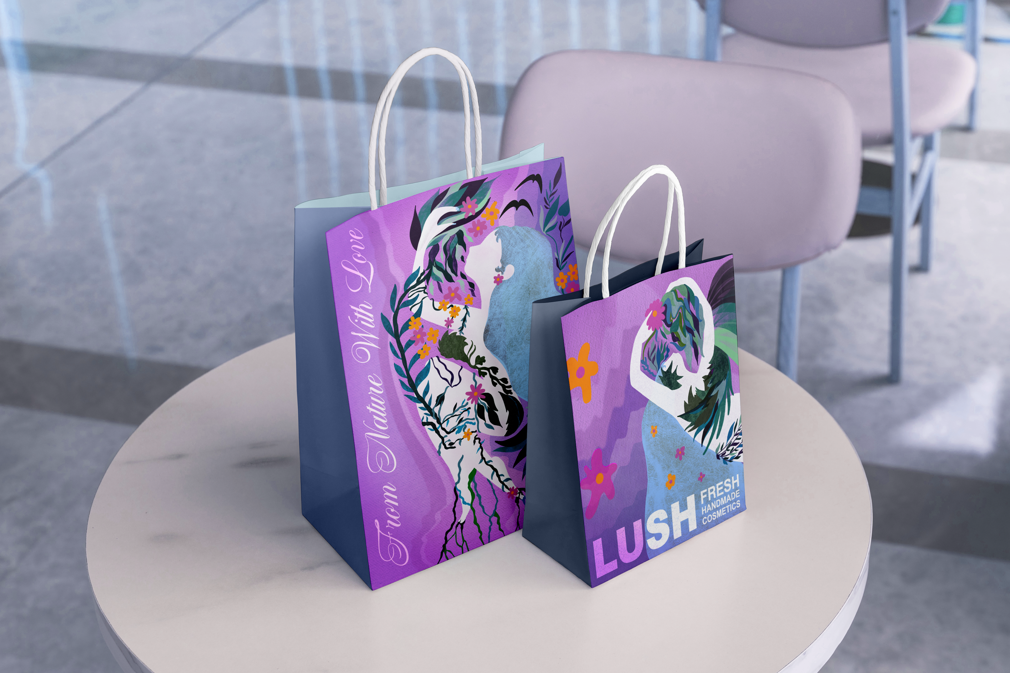 Shopping Bags Mockup