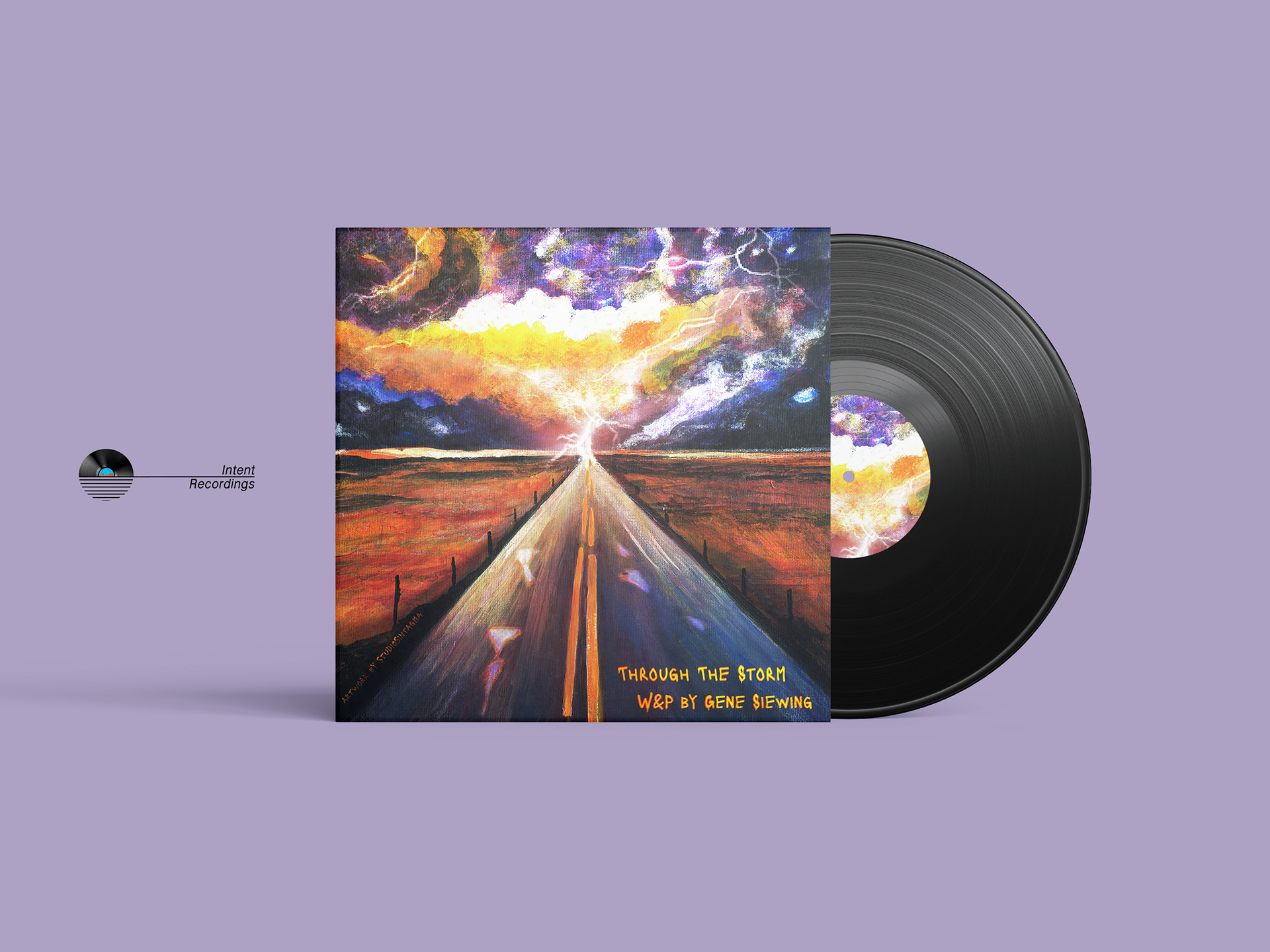 EP cover illustration for Intent Recordings by Silvia Sardellaro. Painted on canvas with acrylic and digital intervention, this artwork visually interprets the mood and energy of the music, translating Gene Siewing’s soulful, danceable house tracks into a cohesive and expressive visual narrative. Artwork designed to reflect the label’s independent, immersive identity based between Berlin and St. Louis.