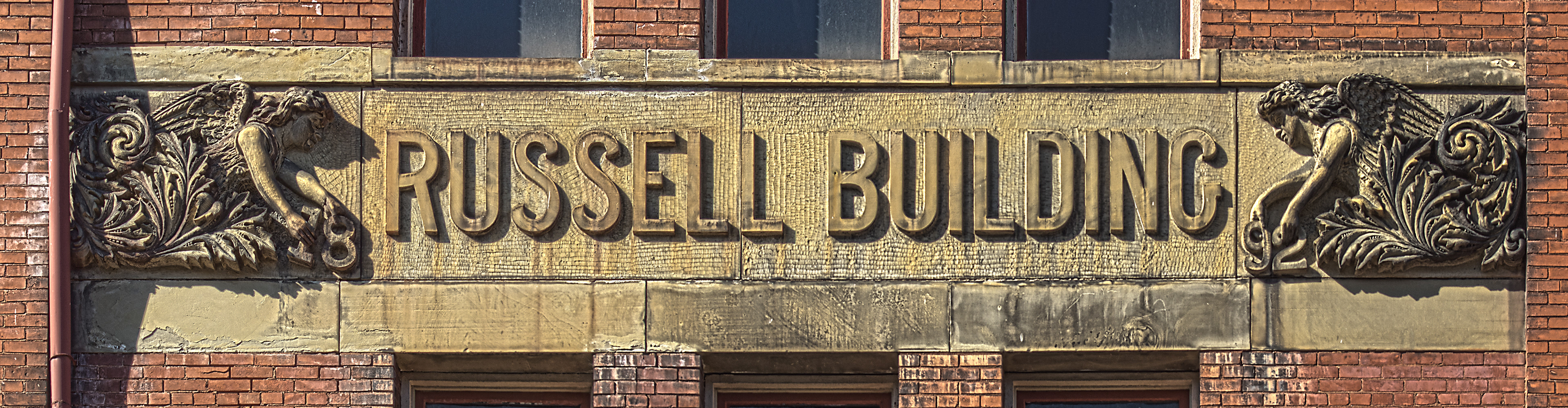 "Russell Building" Maysville, KY - Russell Building sign - 12 x 36