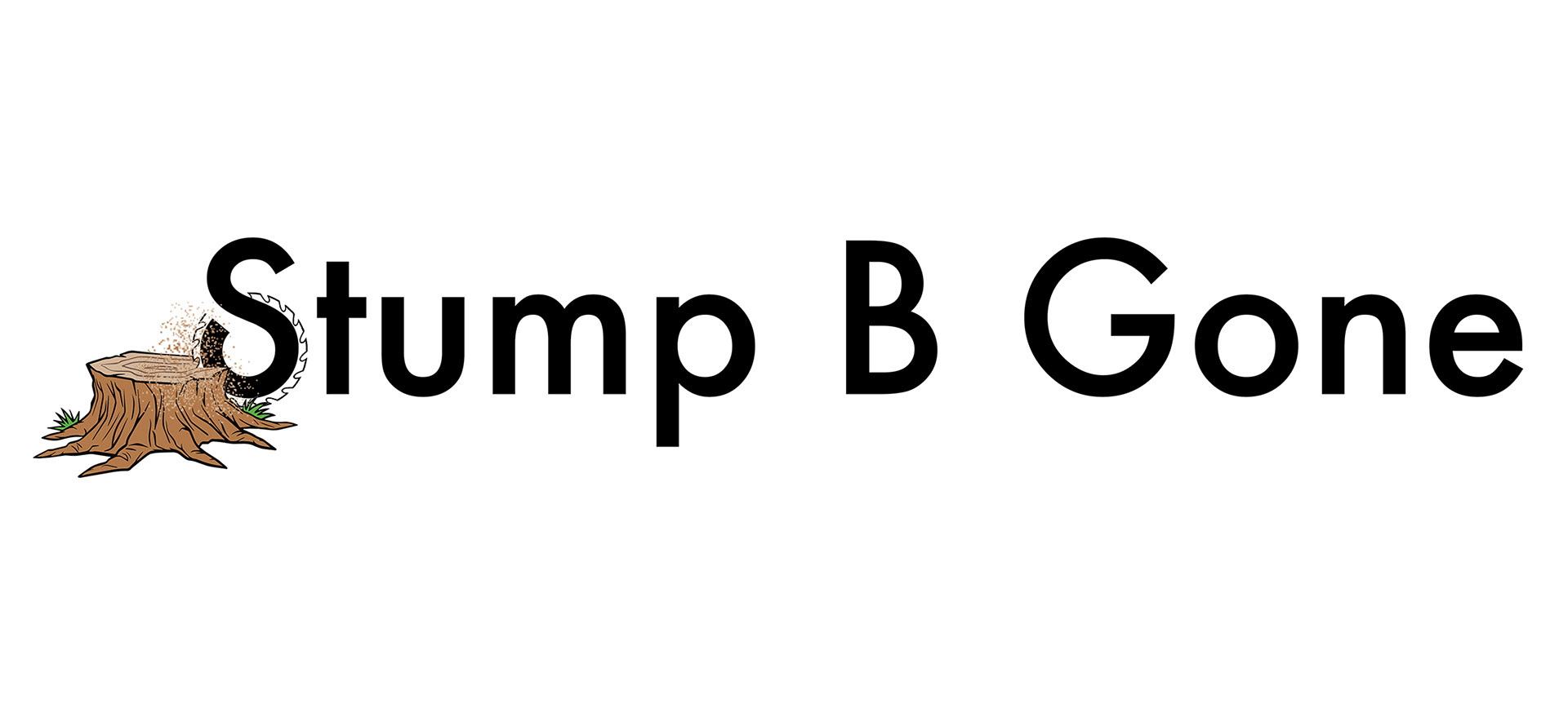 The Stump B Gone logo was completed for a company whose business was strictly grinding down tree stumps. I was given the name of the company and asked to design a creative yet simple logo. I researched stump grinding and incorporated elements of the tools into the logo.