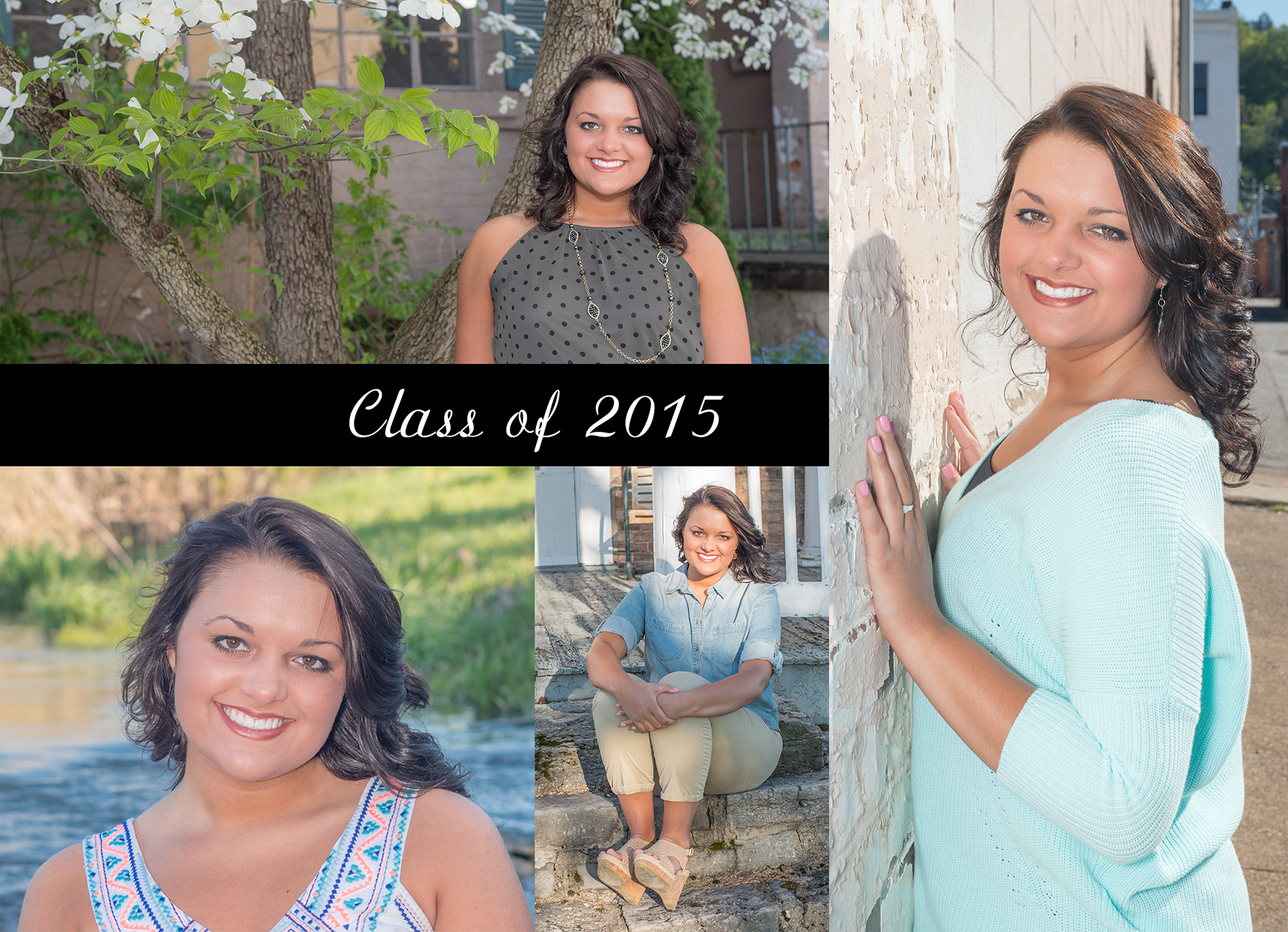 Graduation Invitation - Front. Photos, design, and copy by Amanda Hankinson
