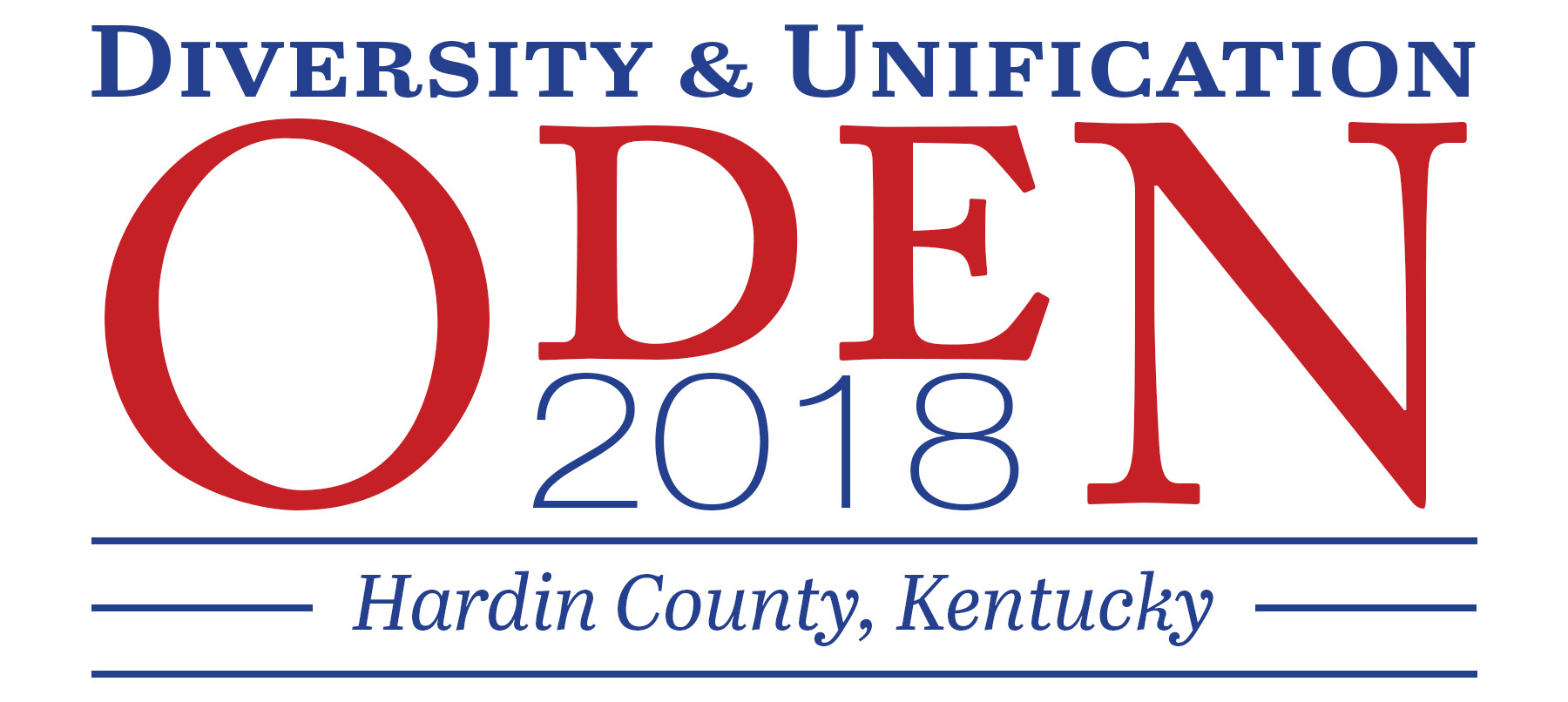 This was a header logo that was originally designed and used in the initial announcement of the candidates entry into the race.