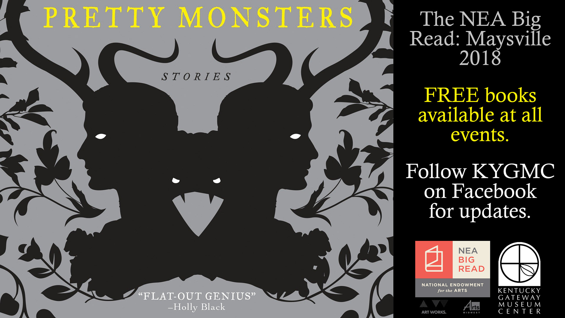 Facebook Event banner image for all NEA Big Read Events in 2018 for all partners advertising.