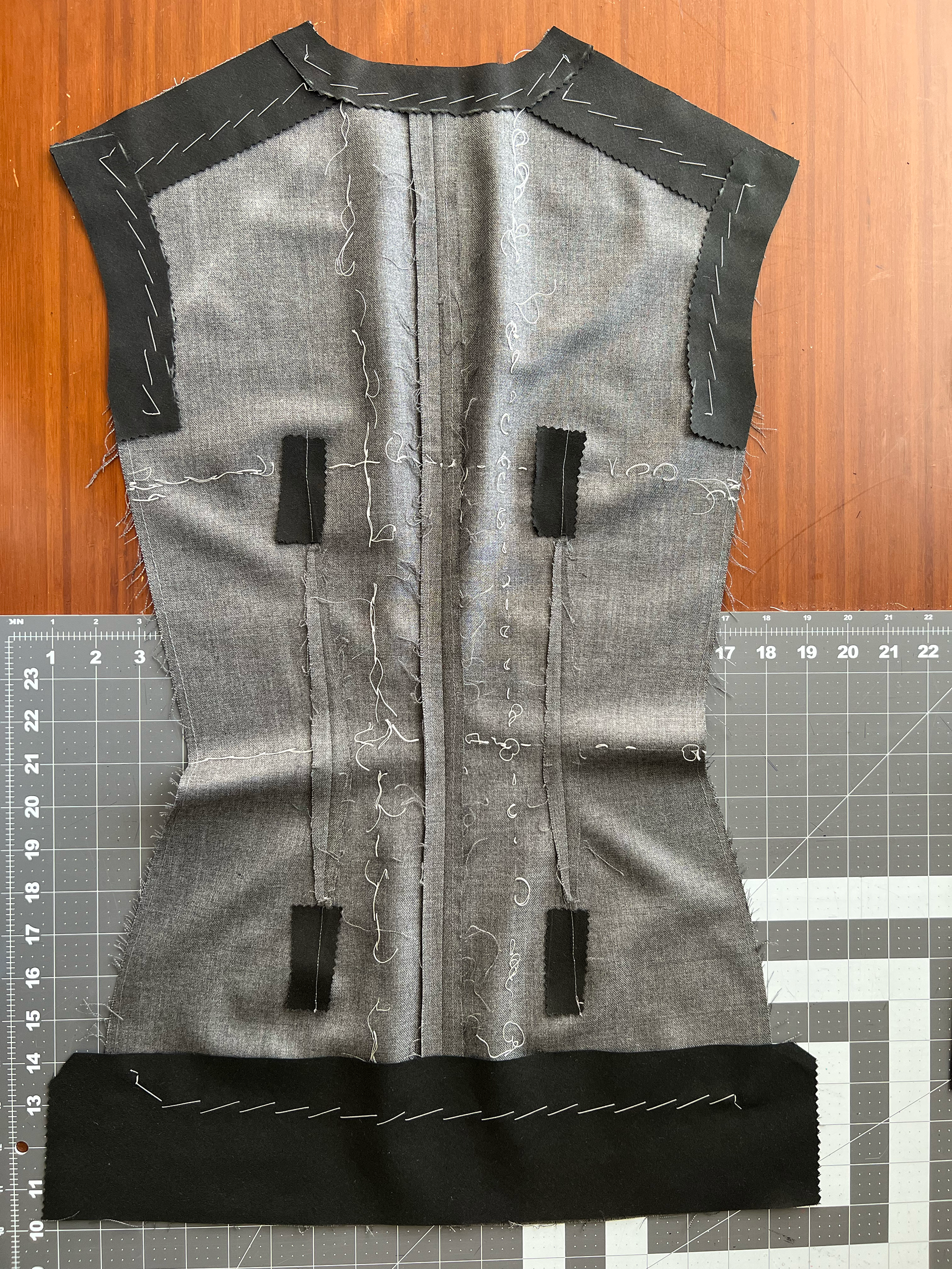 Bespoke Jacket Back inside