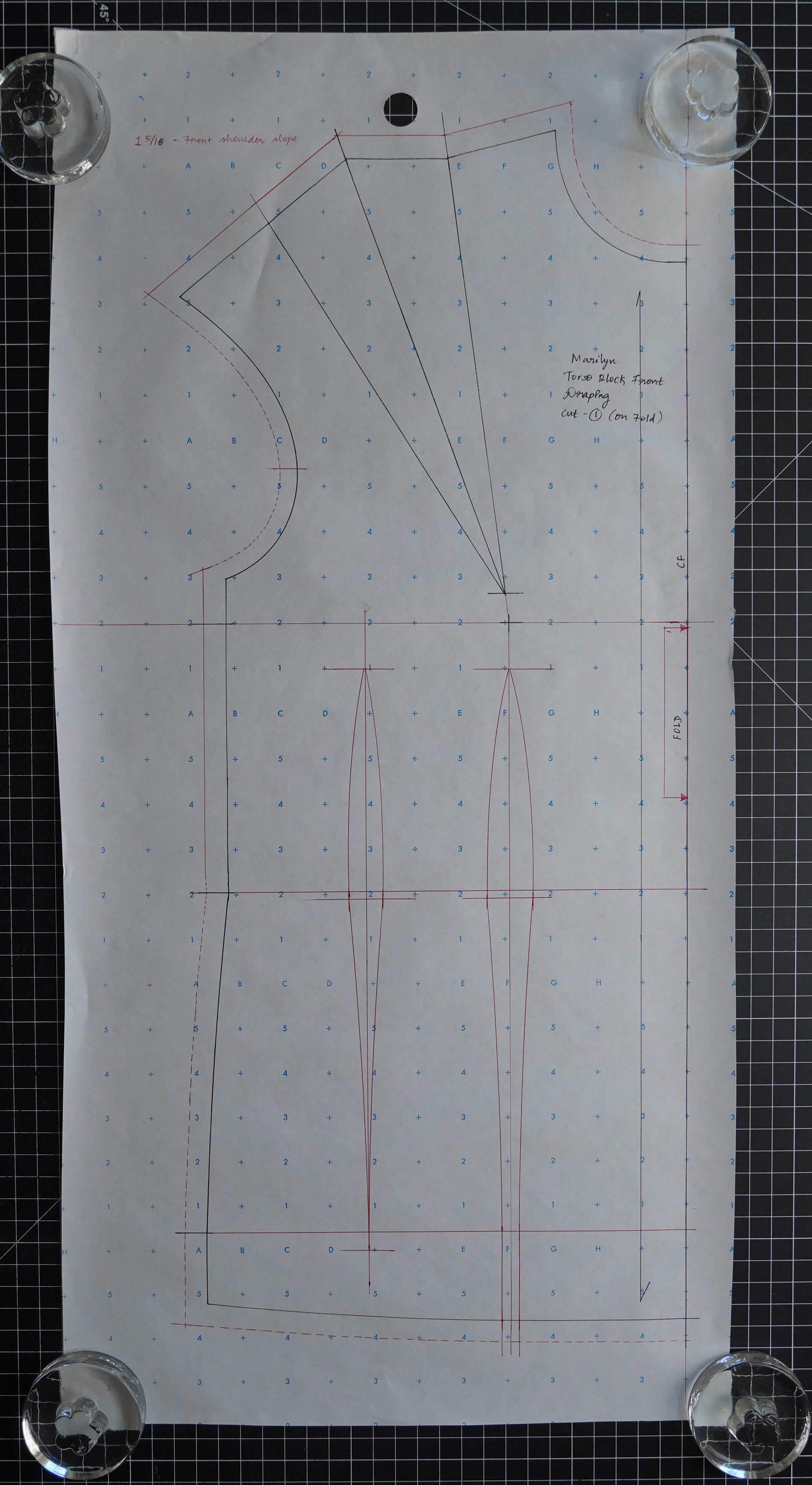 Front Pattern from Drape