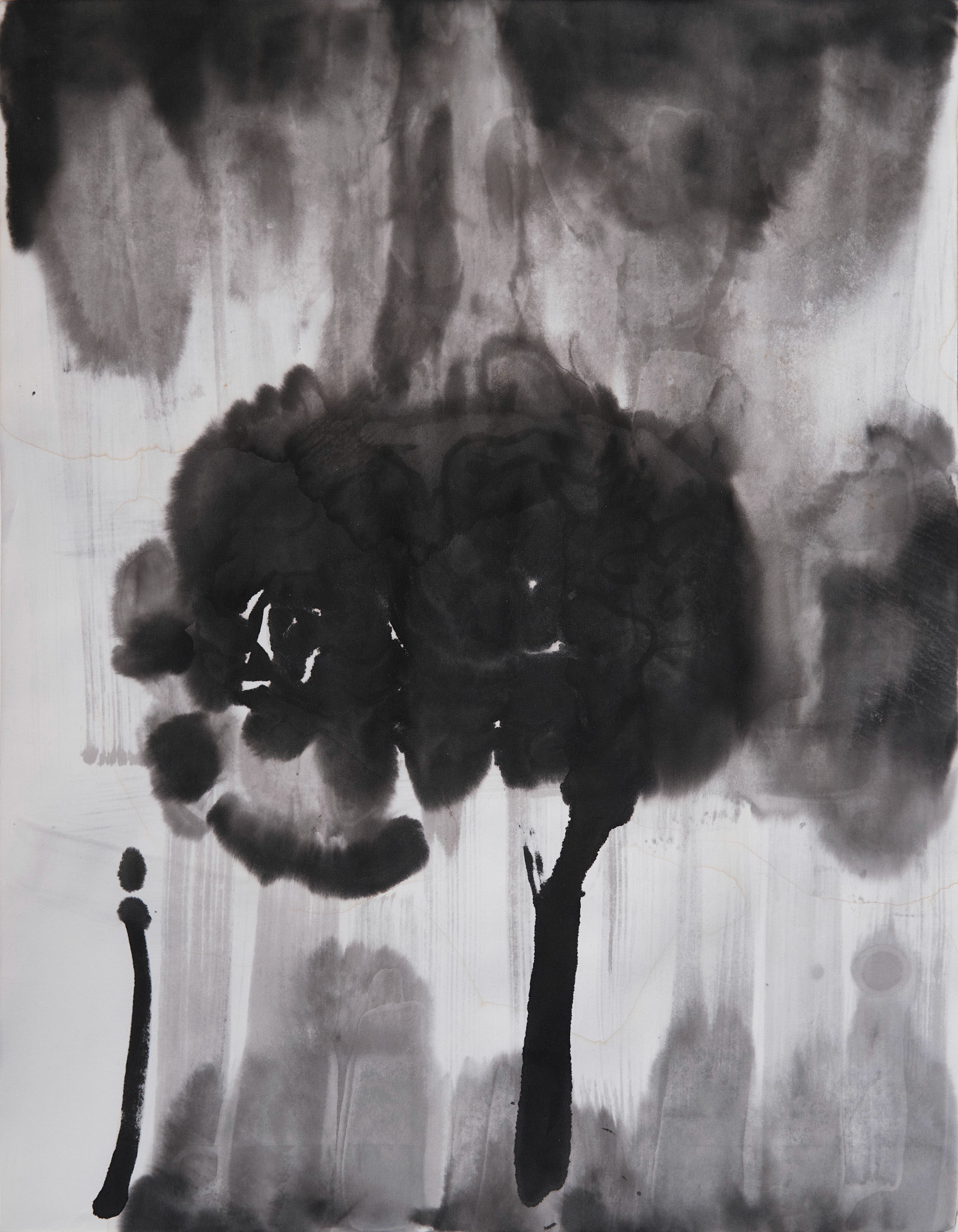 MIND PATH #22   Ink on paper  50 x 35 cm ( 20 x 14 in.)