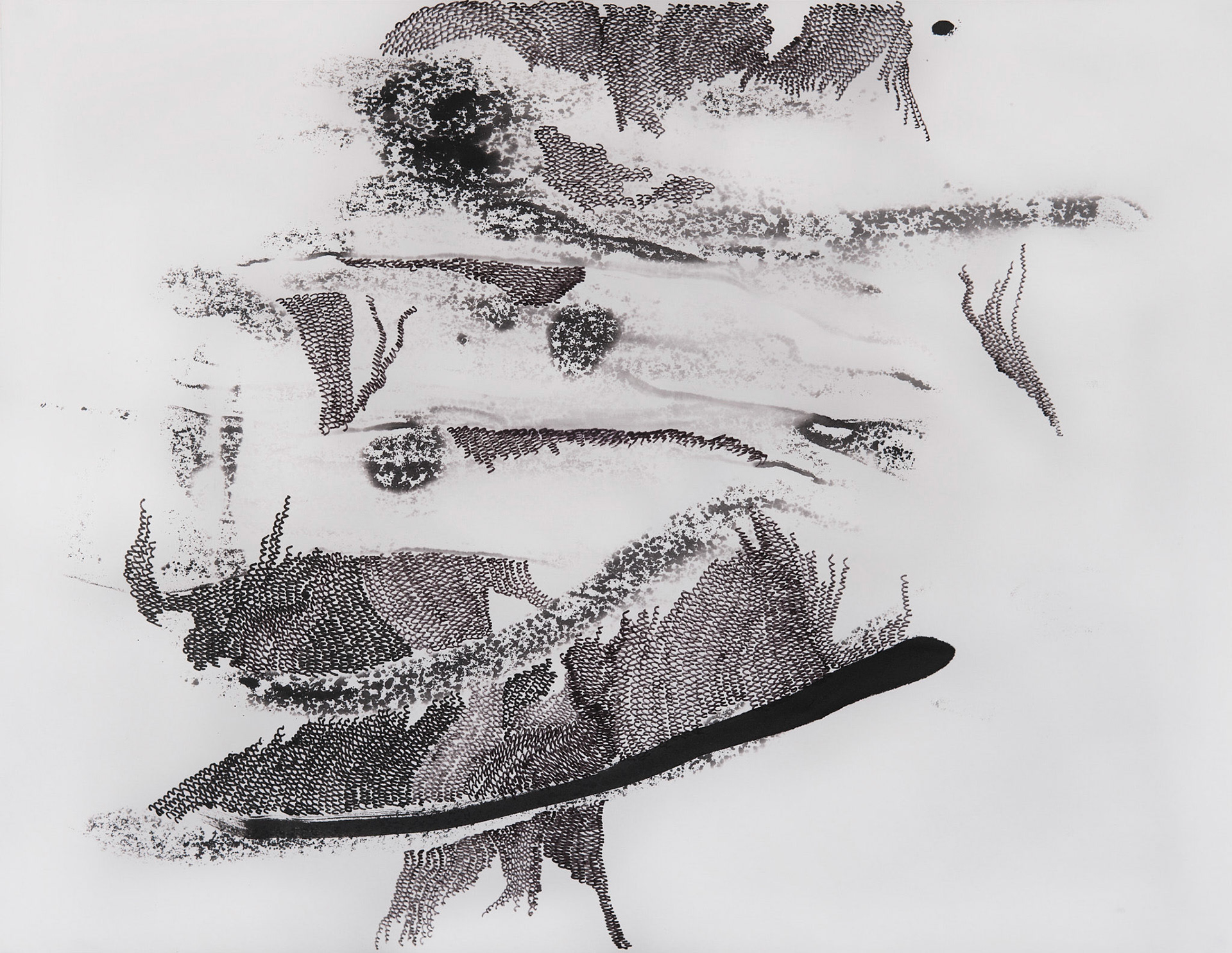 MIND PATH #8 Ink on paper 29,5 x 21 cm ( 11,6 x 8,2 in.)