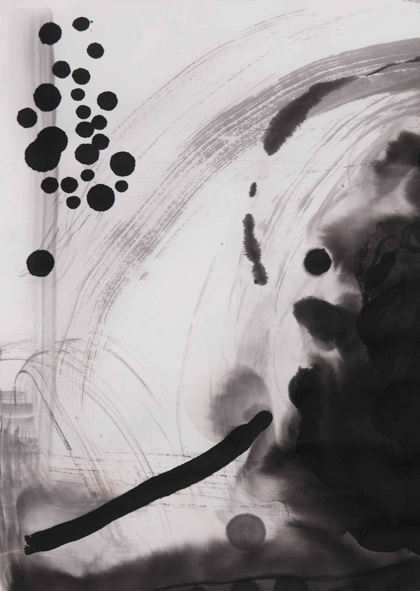 MIND PATH #32   Ink on paper 20 x 31 cm ( 8 x 12,2 in.)