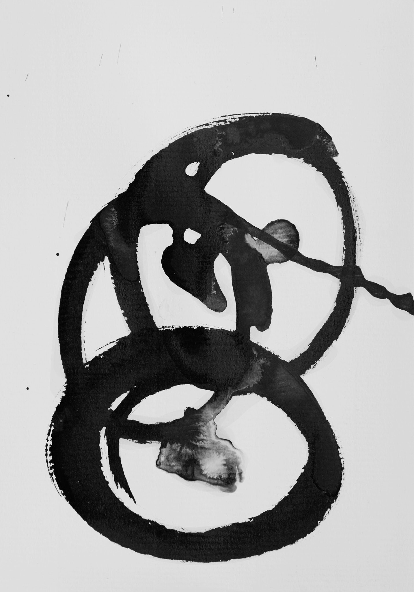 MIND PATH #1 Ink on paper 29,5 x 21 cm ( 11,6 x 8,2 in.)